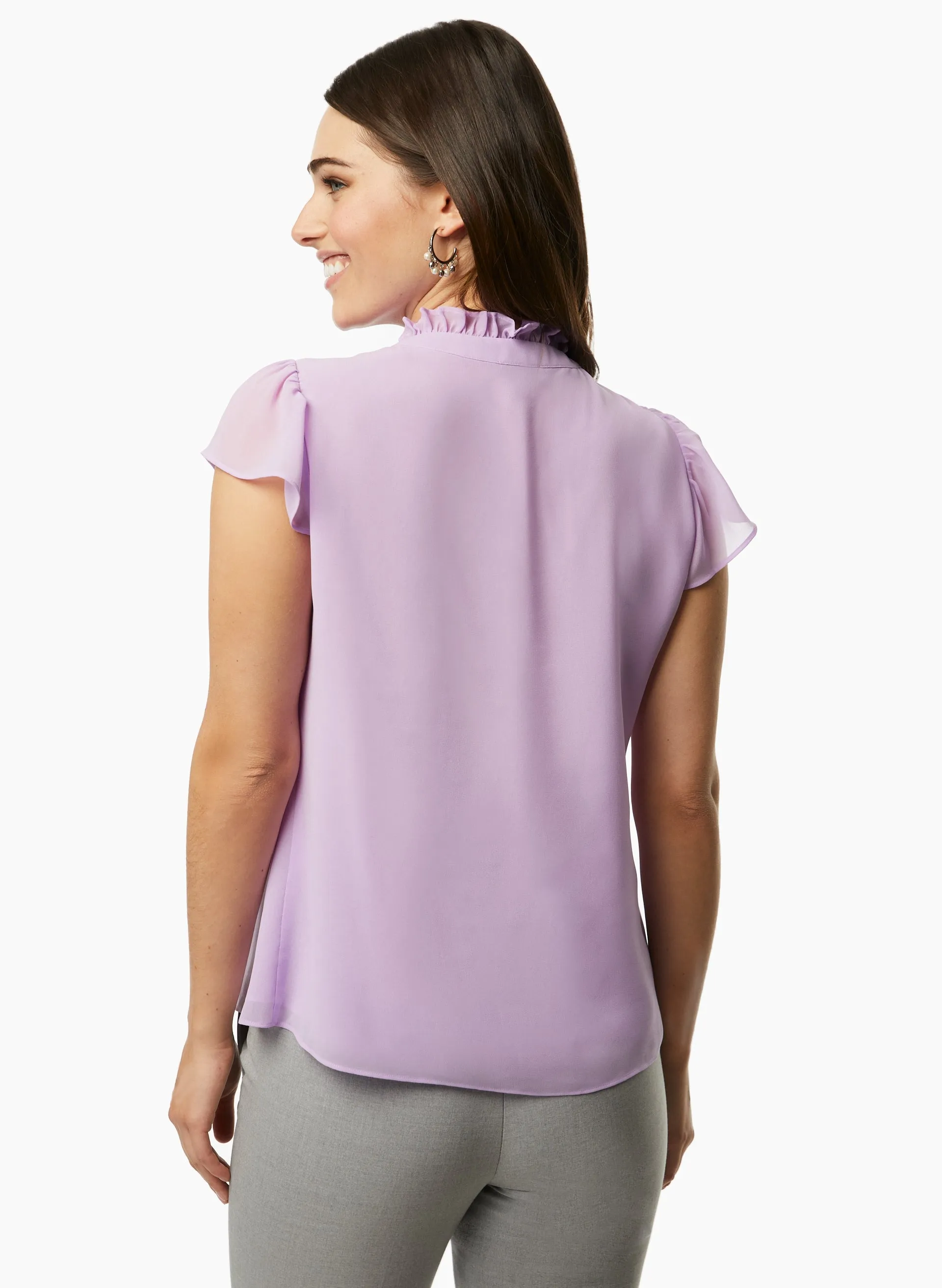 Ruffled Detail Top sold by Laura product image thumbnail 4