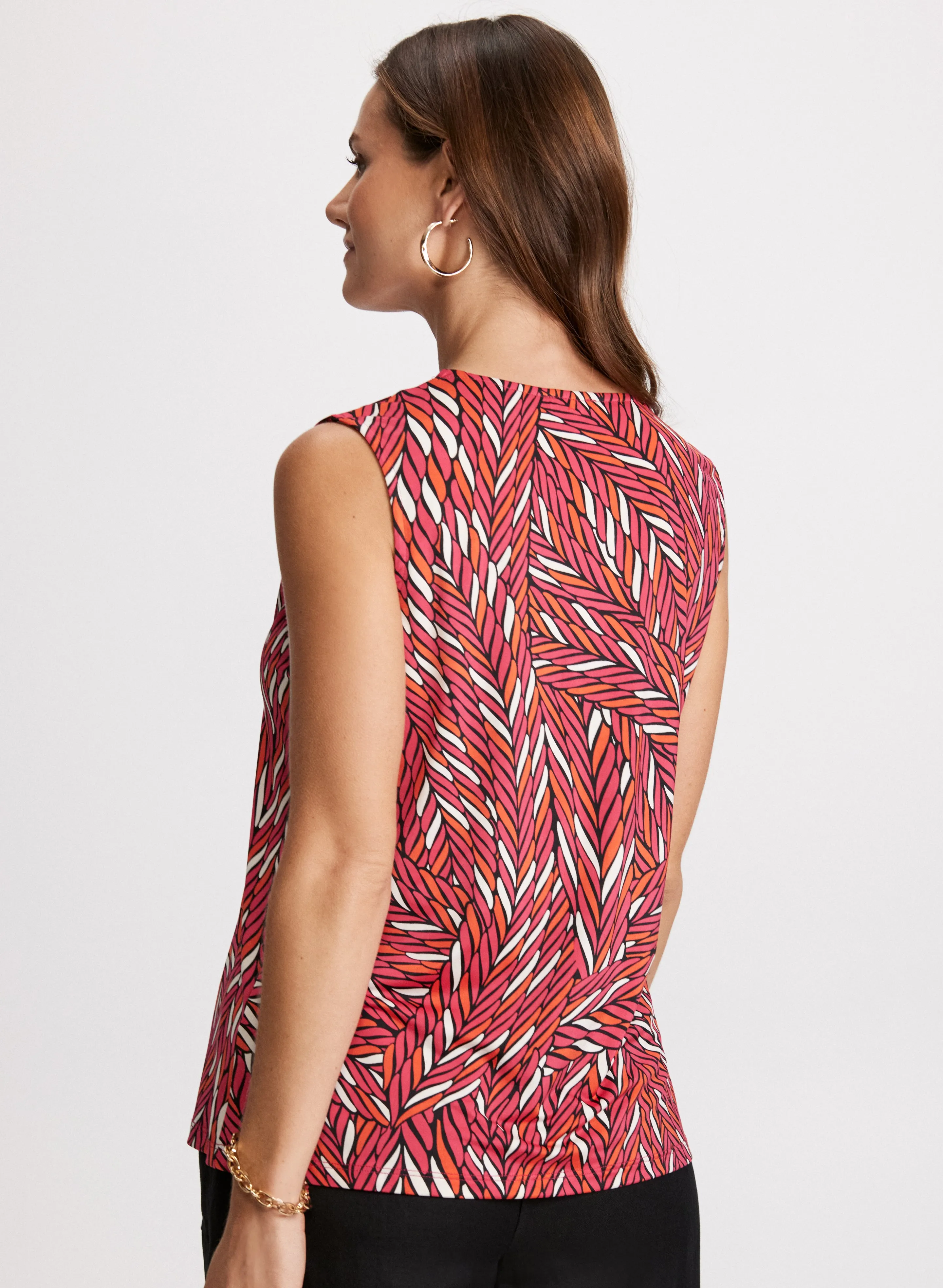 Rope Print V-Neck Tank Top sold by Laura product image thumbnail 4