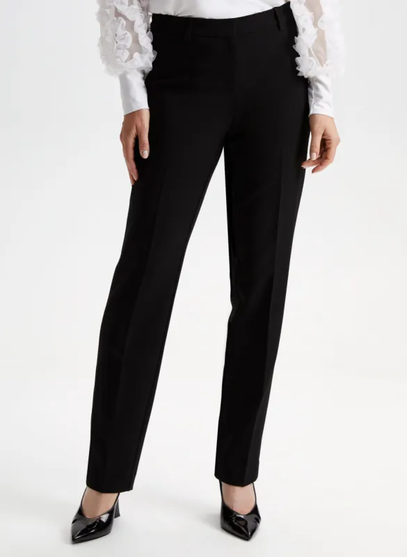 City Fit Straight Leg Pants made by Laura