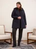Detachable Hood Quilted Coat sold by Laura