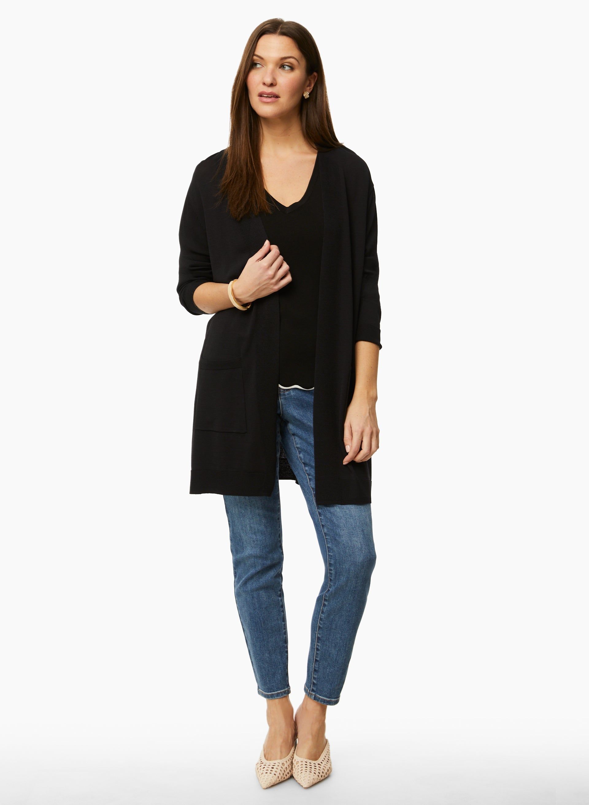 Open Front Cardigan sold by Laura product image thumbnail 3