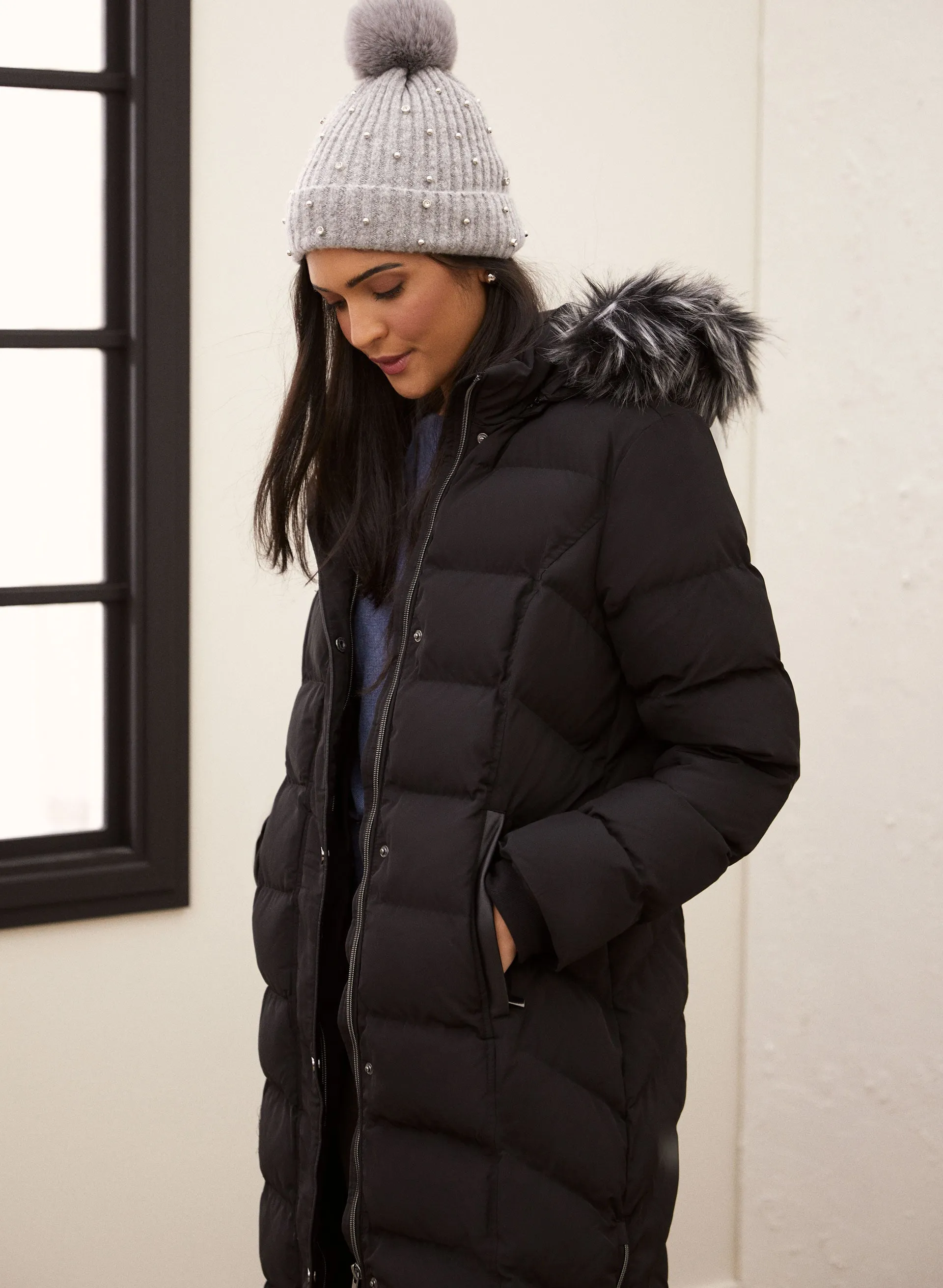 Vegan Down Quilted Coat sold by Laura product image thumbnail 3