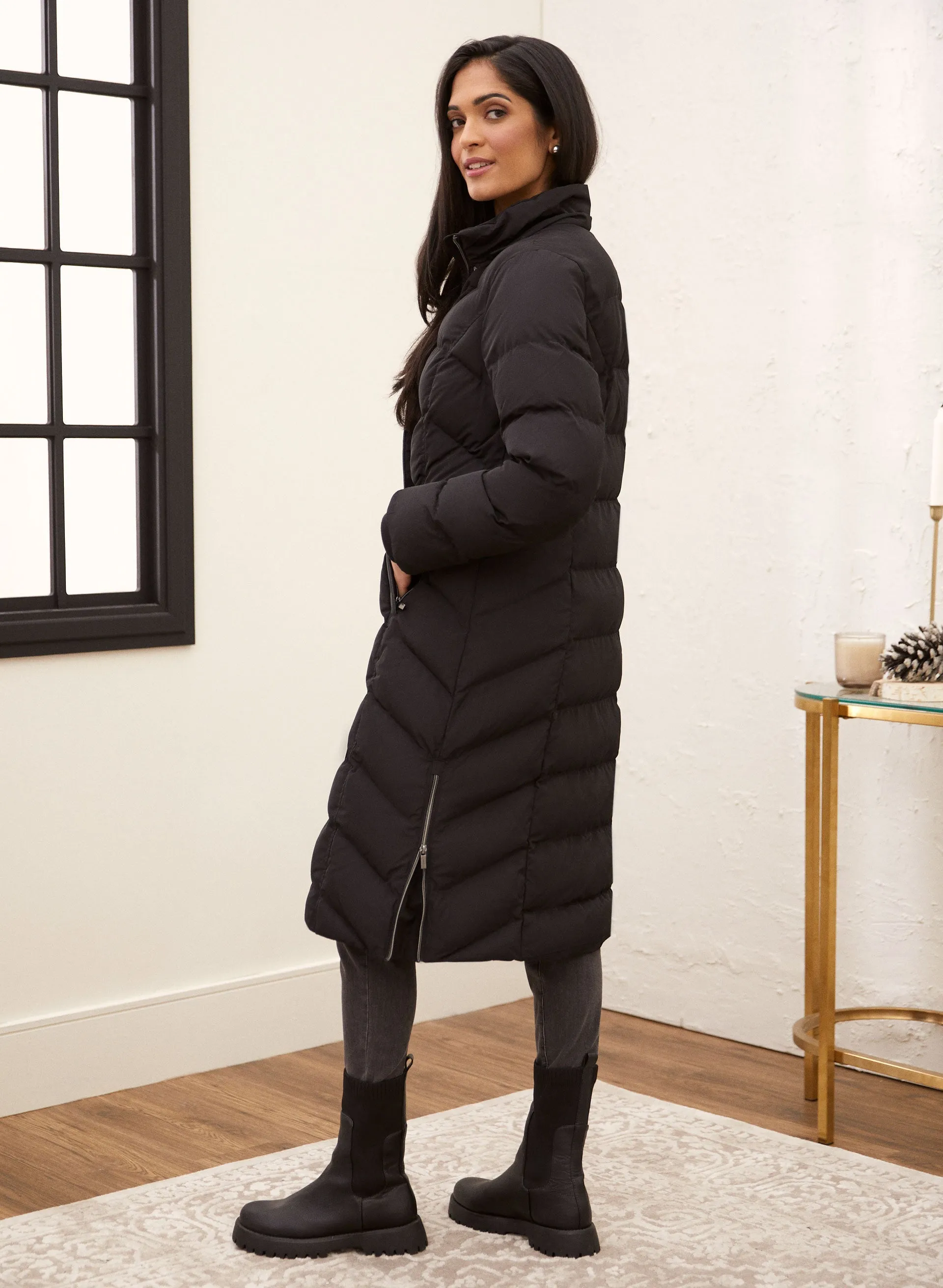 Vegan Down Quilted Coat sold by Laura product image thumbnail 2