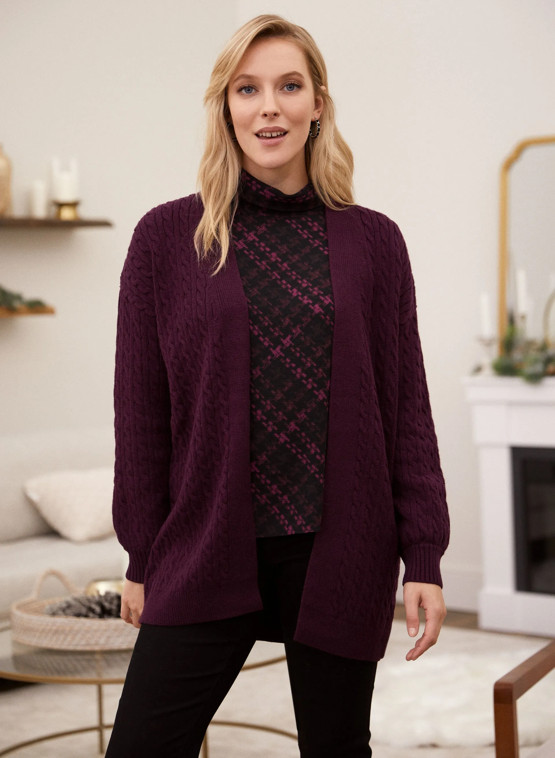 Cable Knit Cardigan sold by Laura