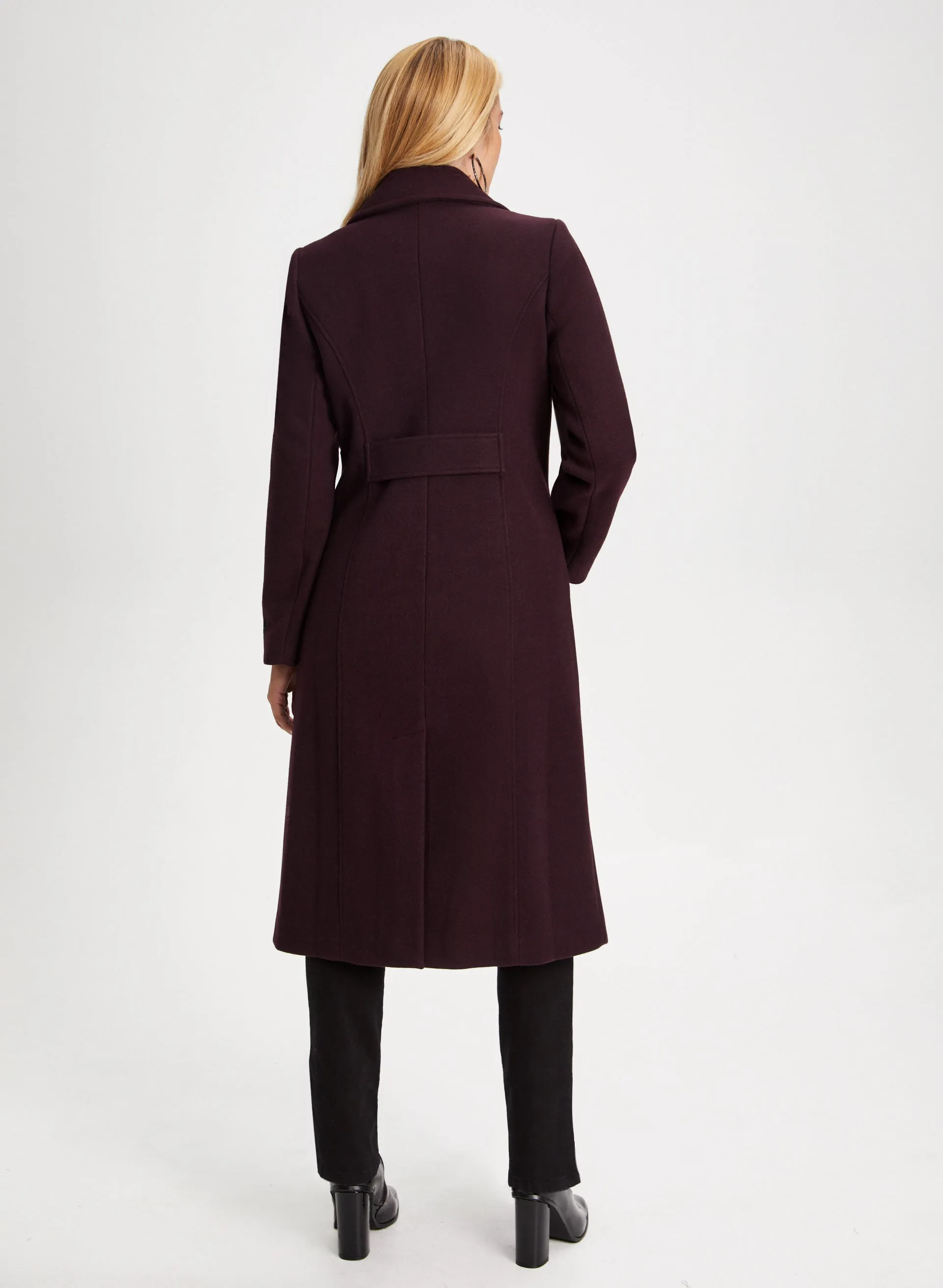 Stretch Wool Blend Coat sold by Laura product image thumbnail 4