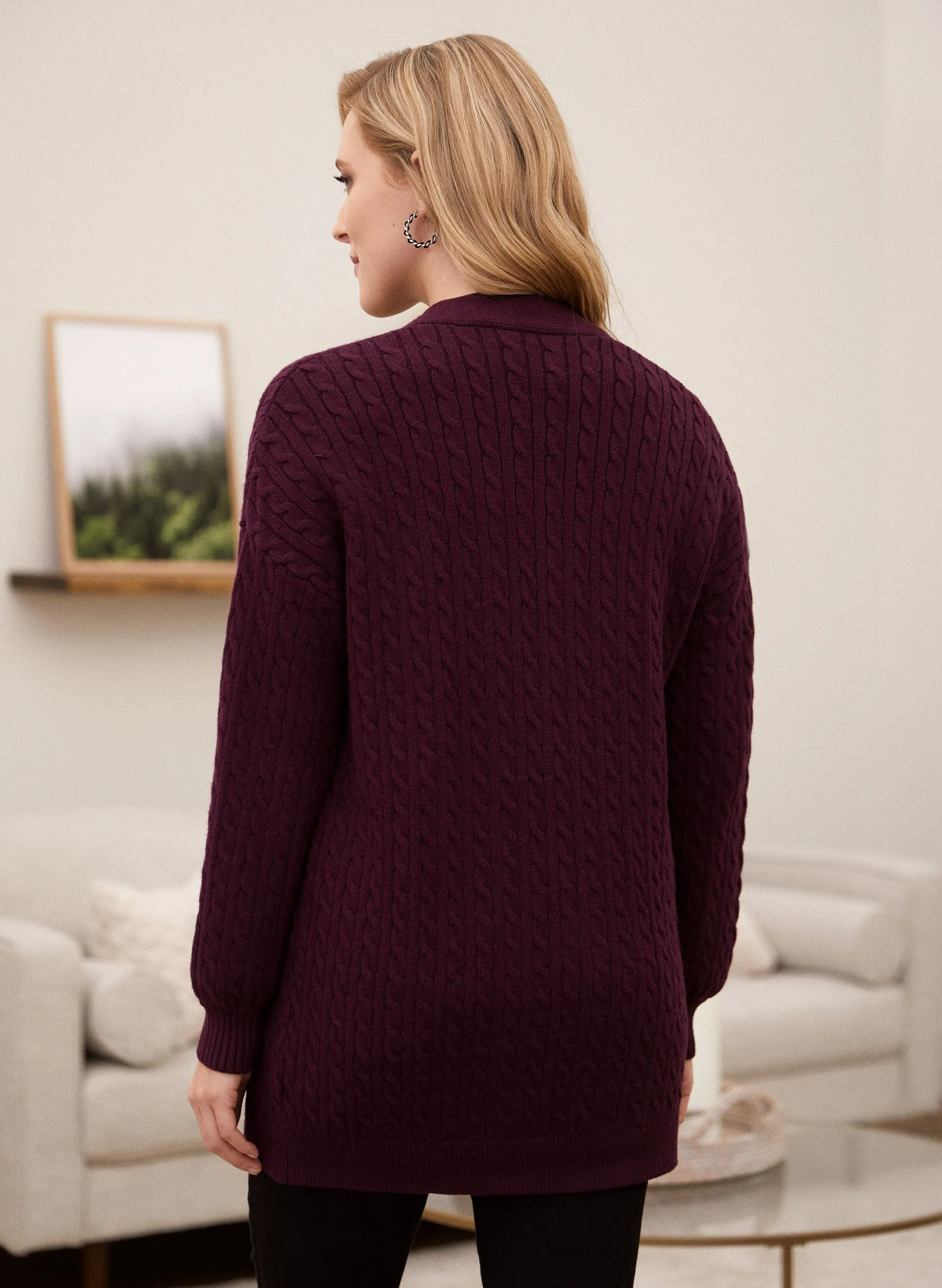 Cable Knit Cardigan sold by Laura product image thumbnail 4