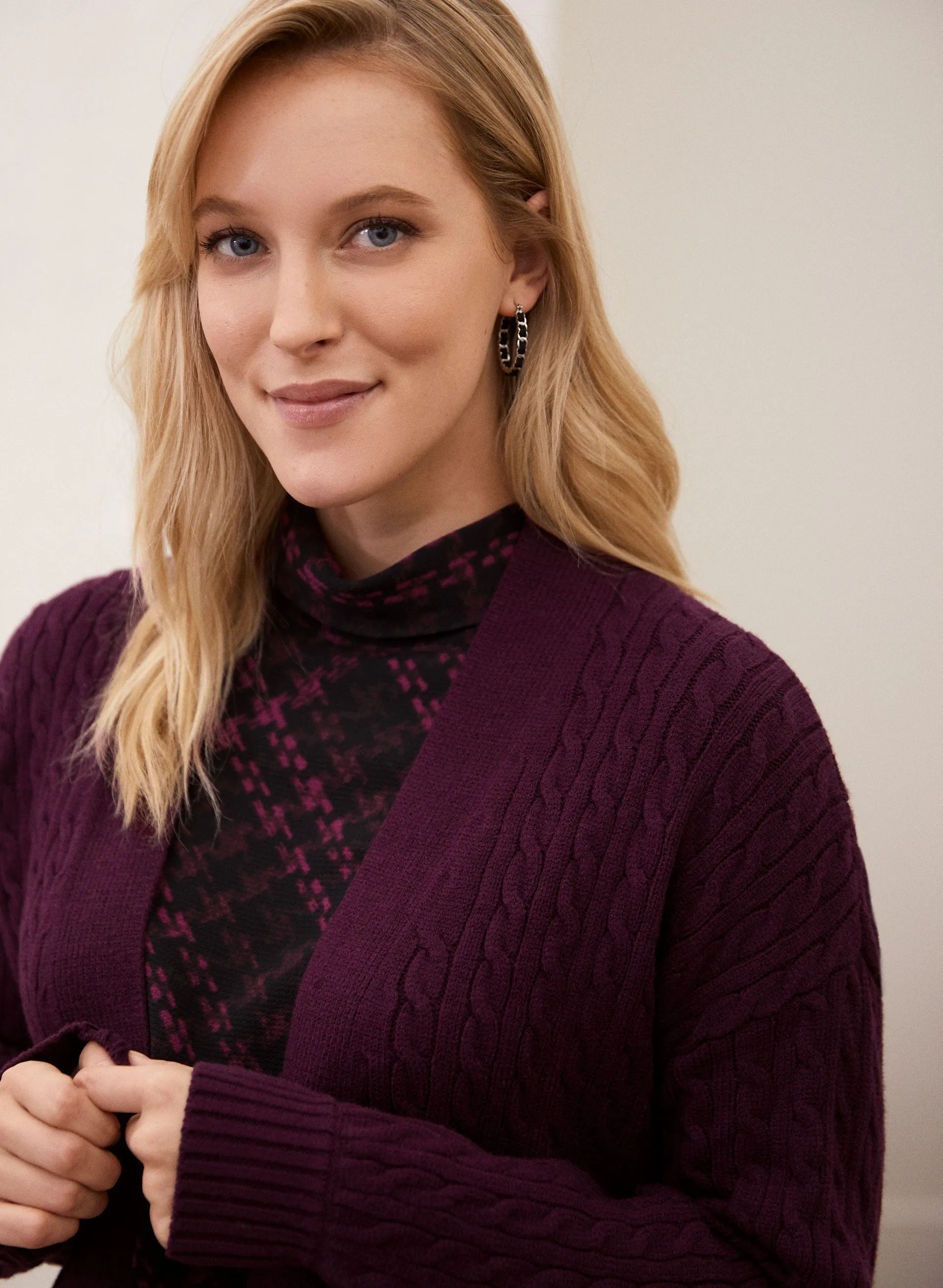 Cable Knit Cardigan sold by Laura product image thumbnail 2