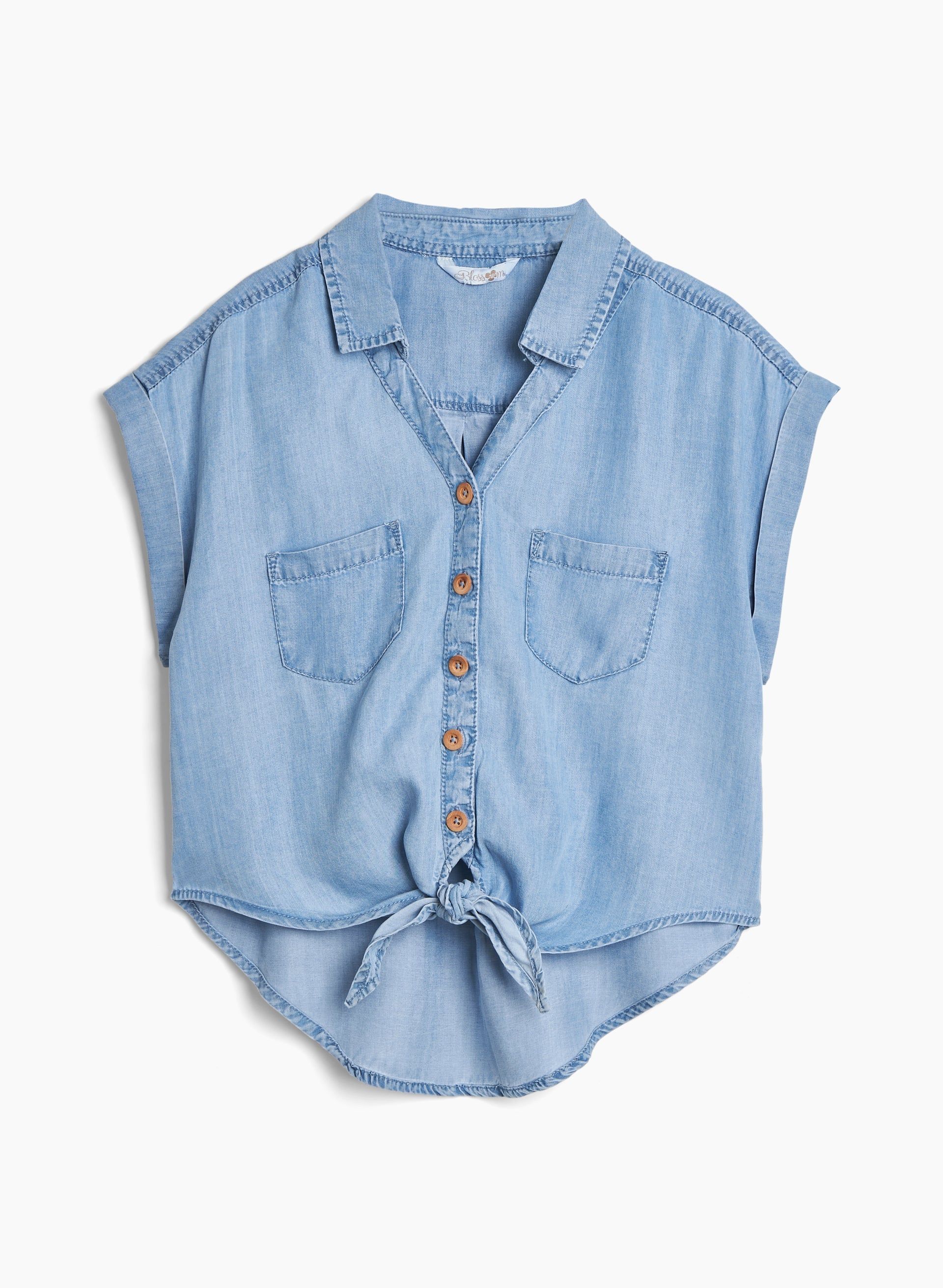 Tie Detail Tencel Blouse sold by Laura product image thumbnail 5