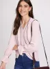 Tie Neck Long Sleeve Blouse sold by Laura