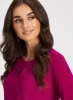 Ruffle Sleeve Keyhole Top sold by Laura
