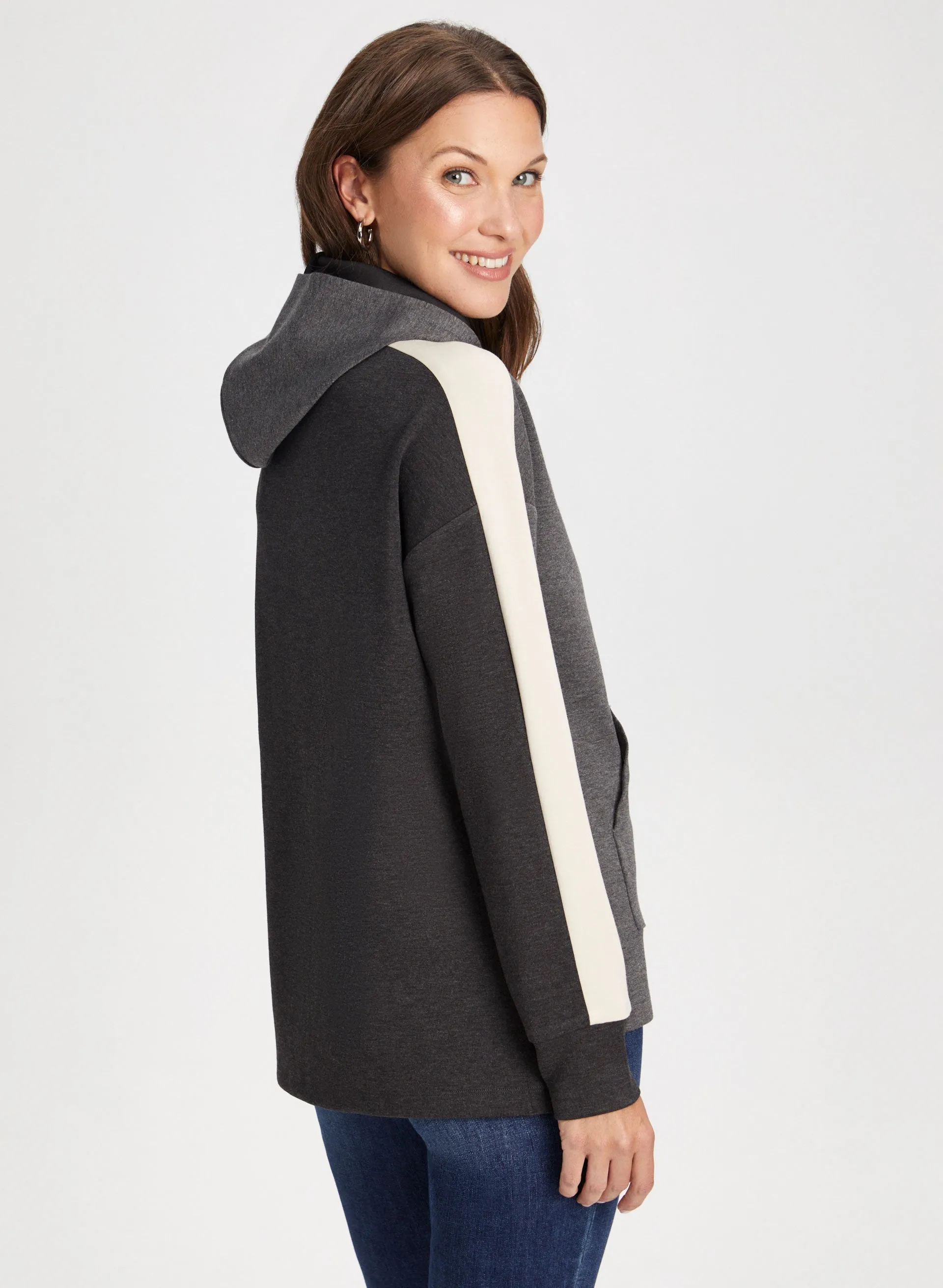 Hooded Colour Block Sweater sold by Laura product image thumbnail 5