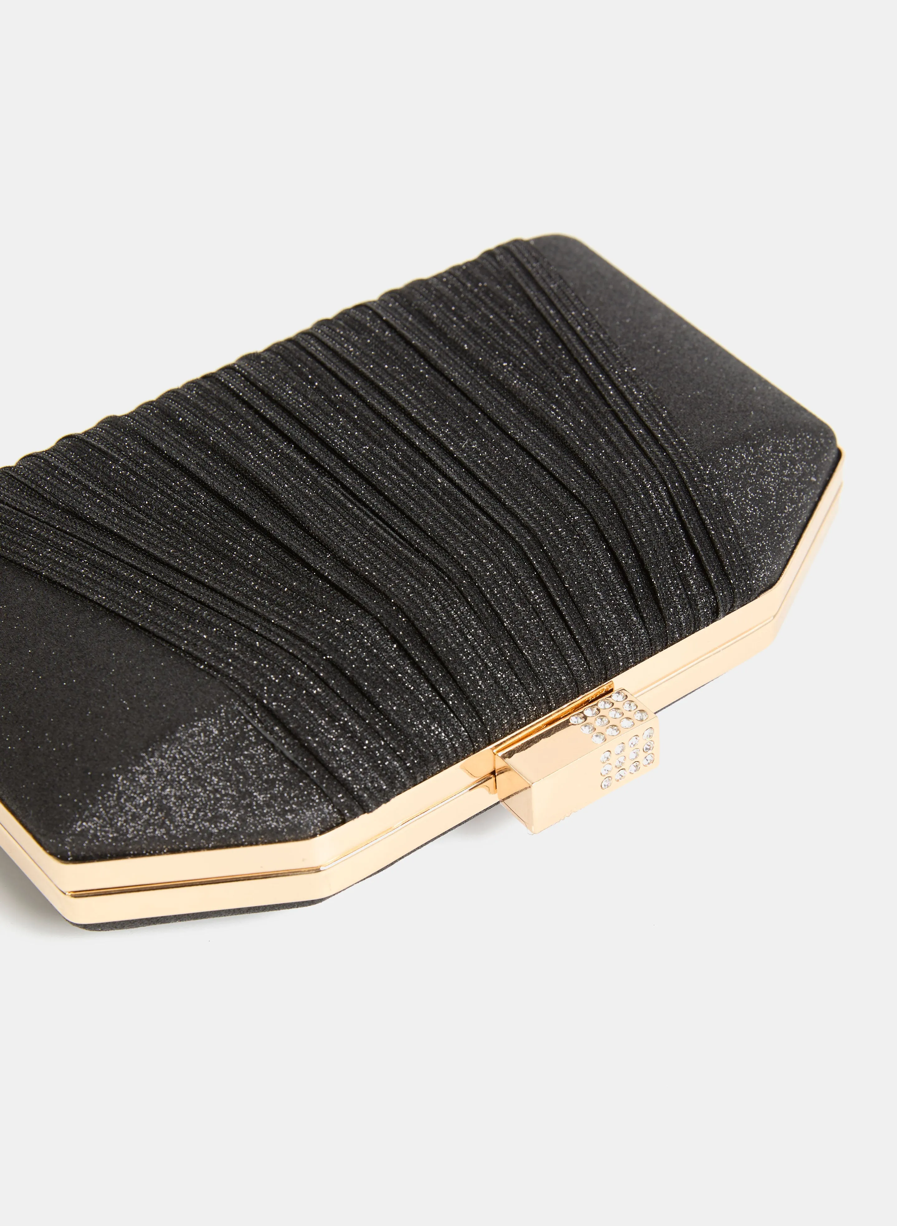 Gold Chain Draped Clutch sold by Laura product image thumbnail 2