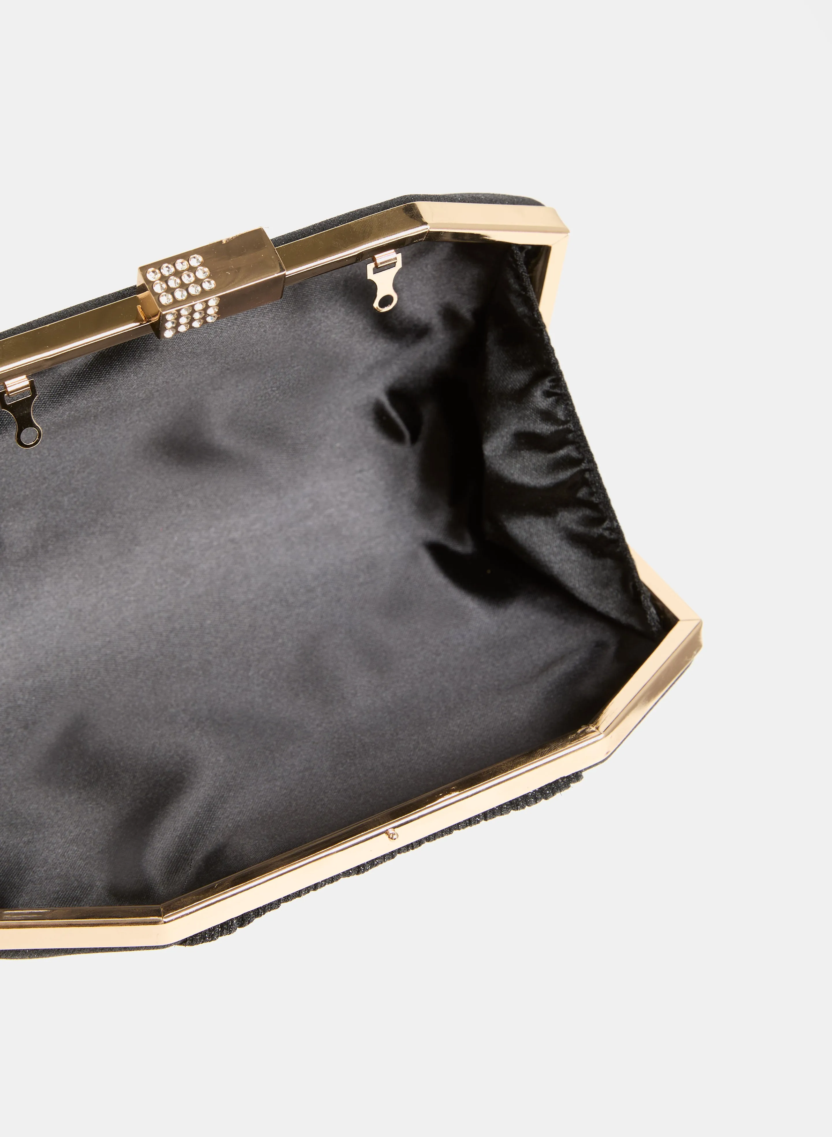 Gold Chain Draped Clutch sold by Laura product image thumbnail 4
