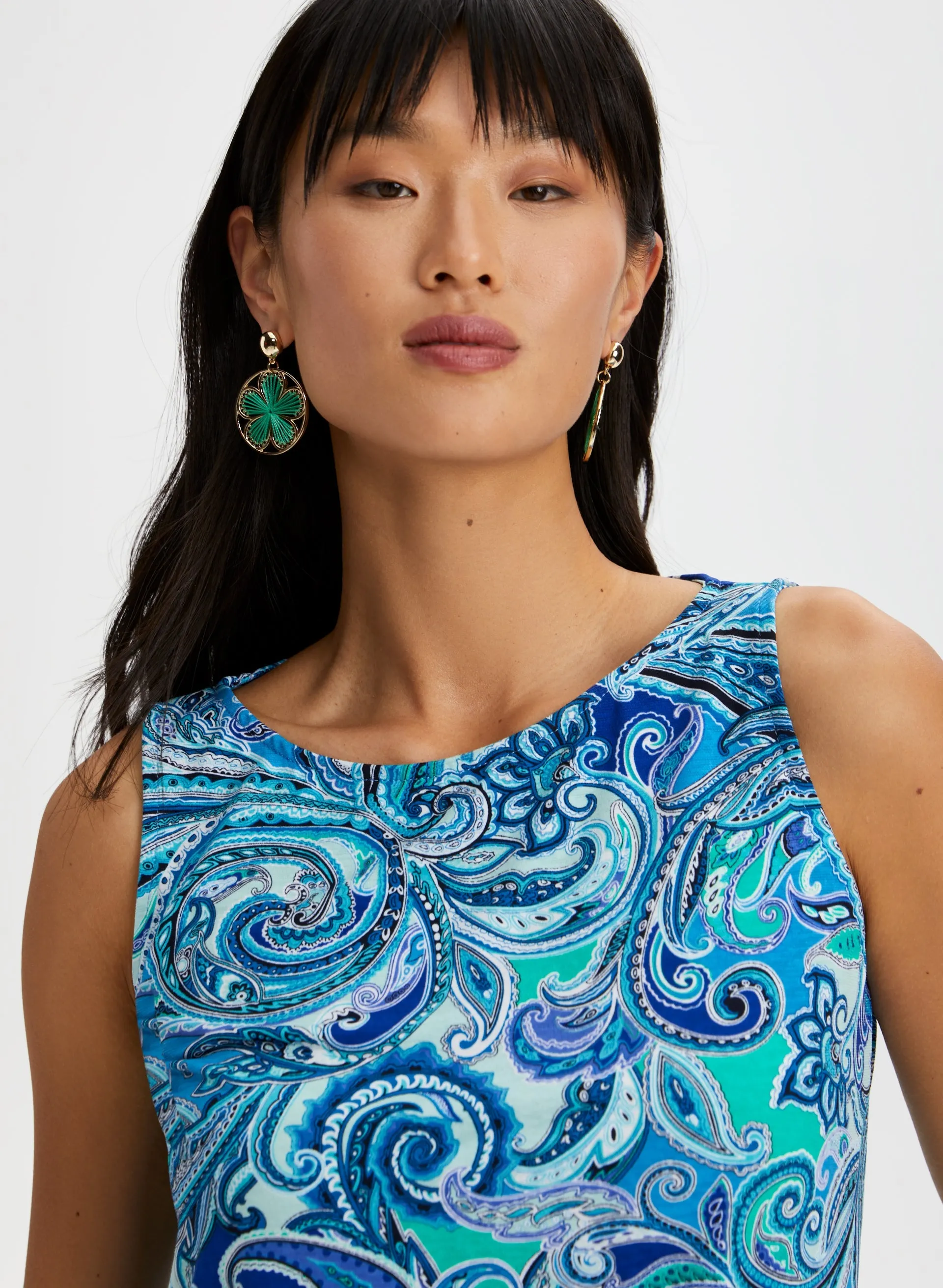 Paisley Print Sleeveless Top sold by Laura product image thumbnail 2