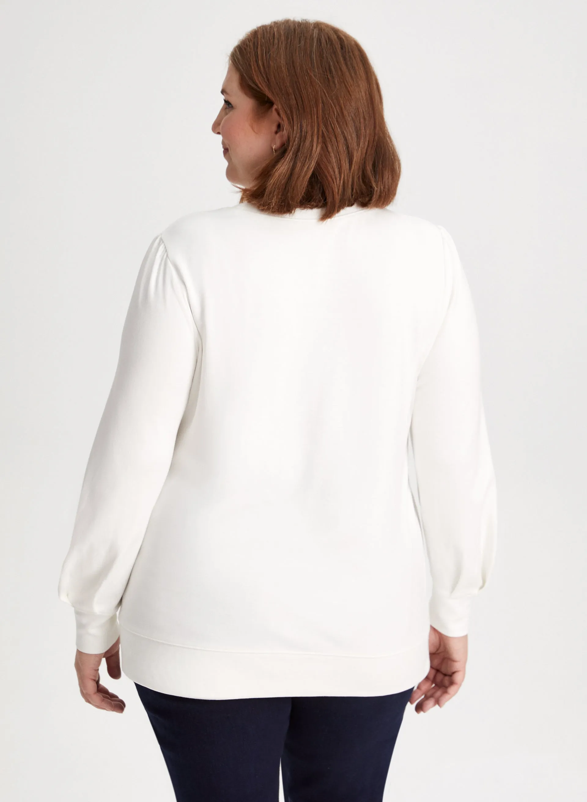 Pearl Detail Long Sleeve Pullover sold by Laura product image thumbnail 4