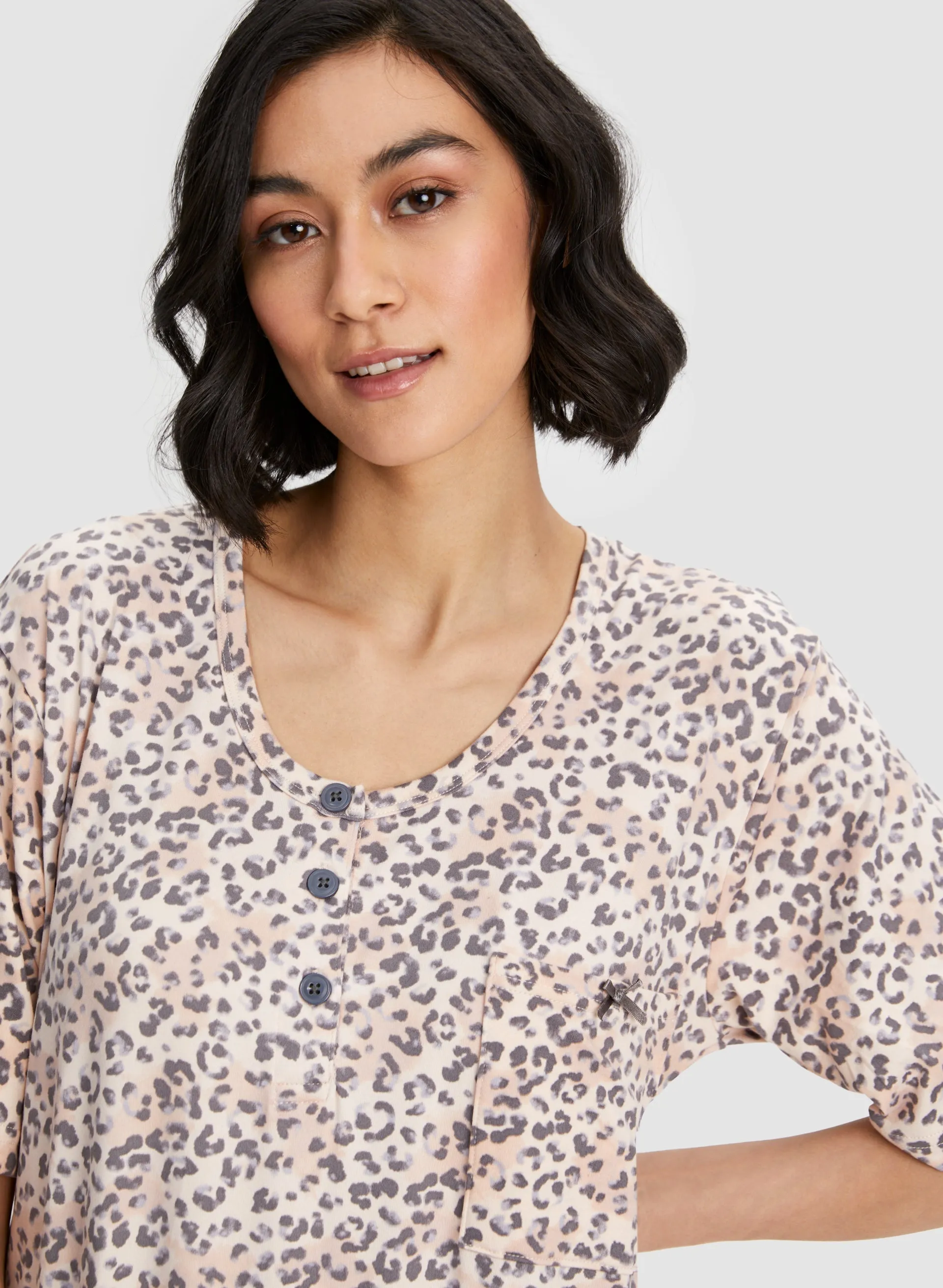 Animal Print Nightgown sold by Laura product image thumbnail 4