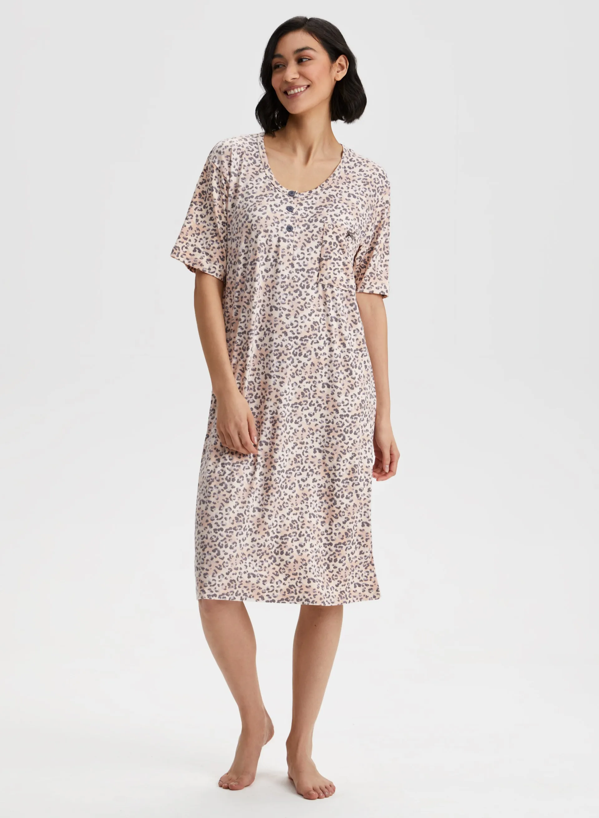 Animal Print Nightgown sold by Laura