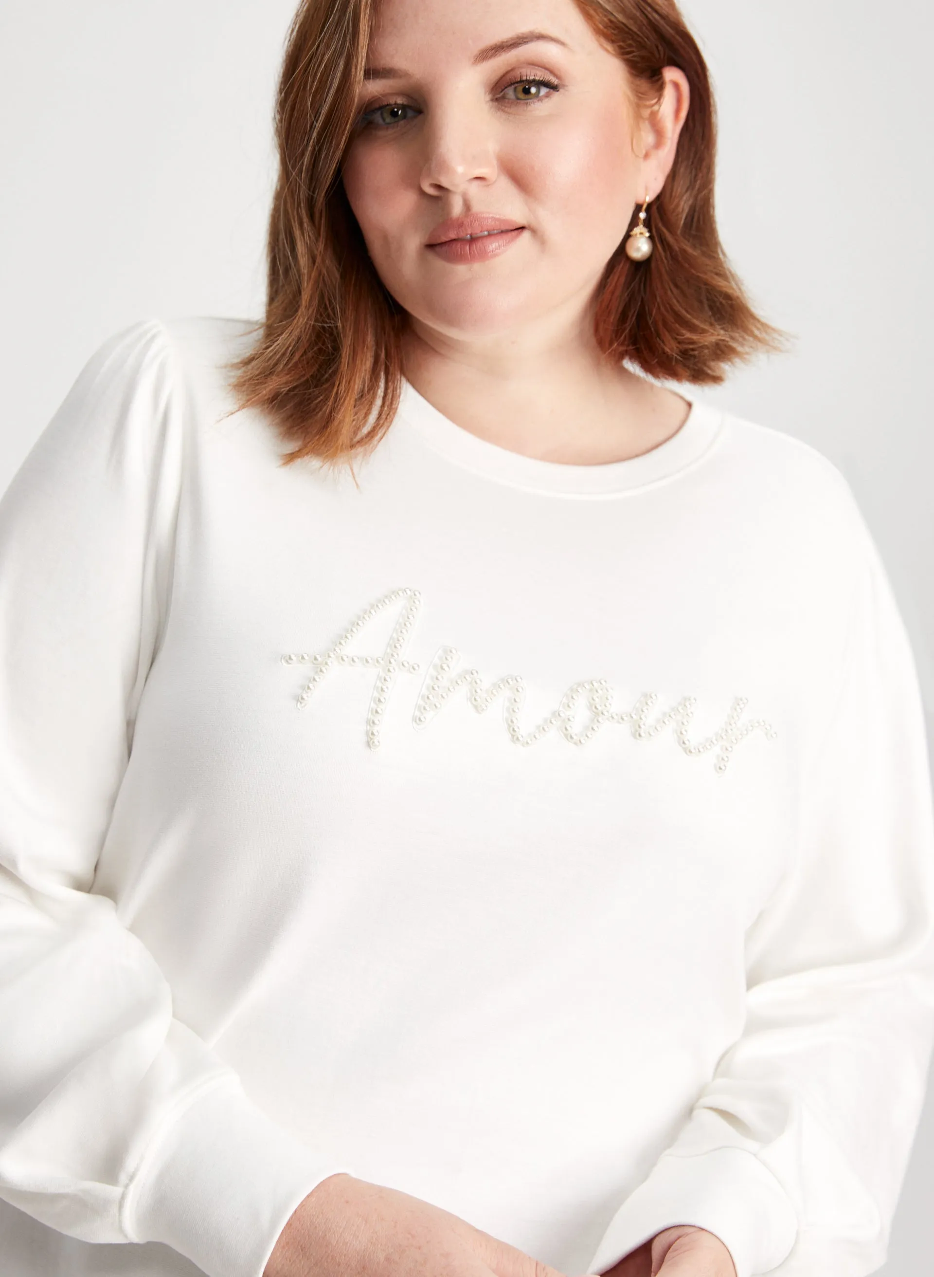 Pearl Detail Long Sleeve Pullover sold by Laura product image thumbnail 2