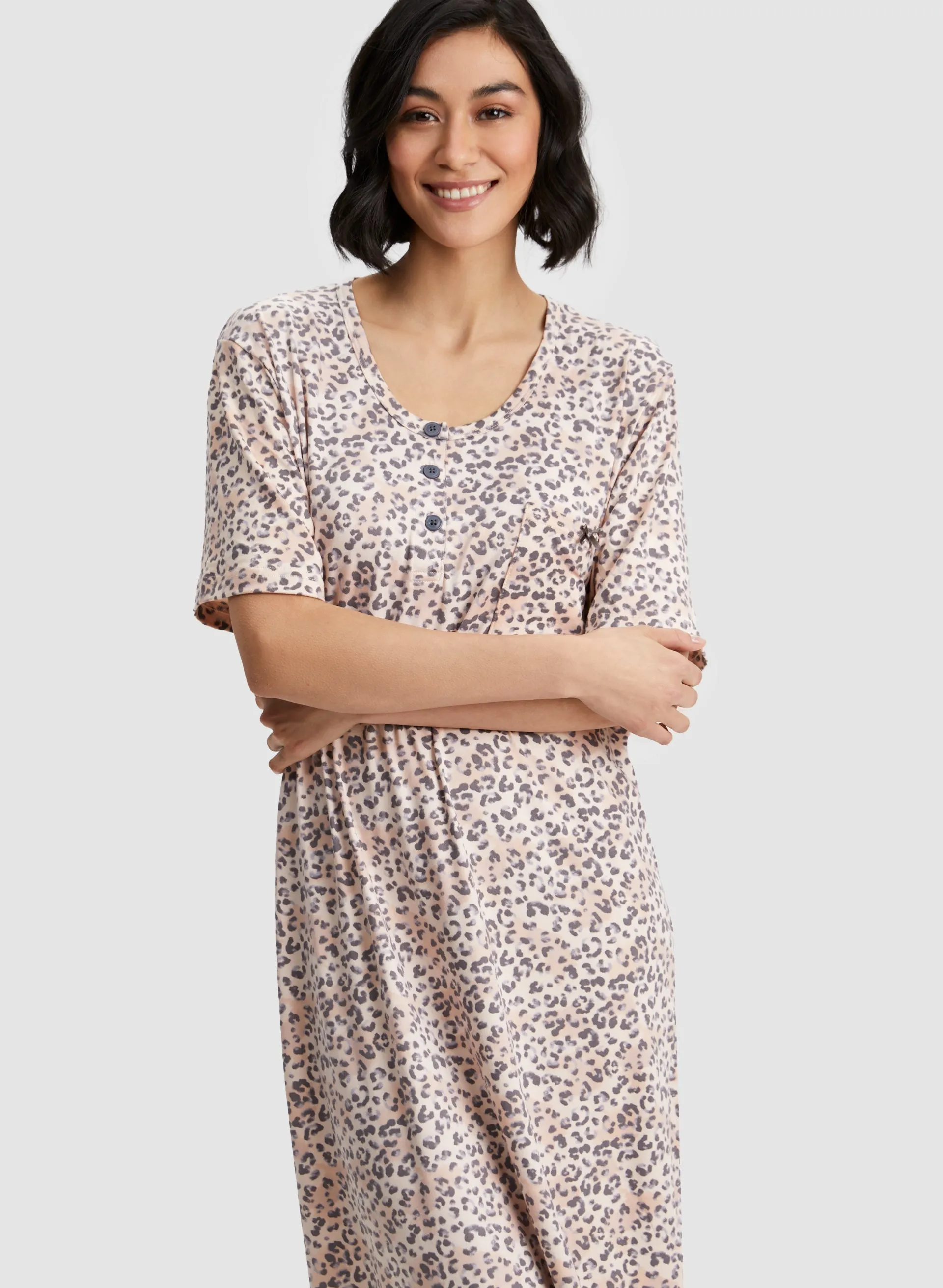 Animal Print Nightgown sold by Laura product image thumbnail 5