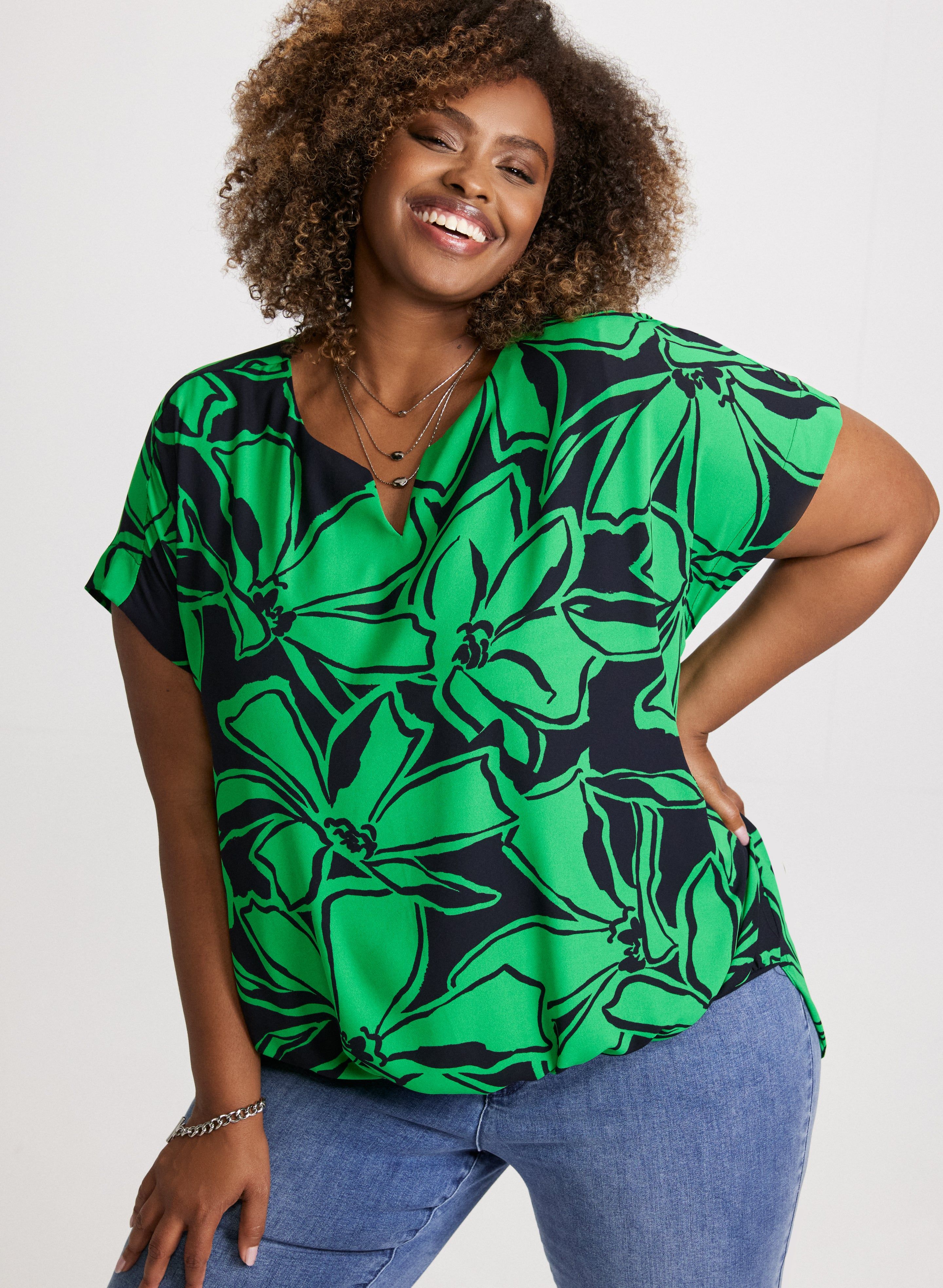 Joseph Ribkoff - Floral Short Sleeve Blouse sold by Laura product image thumbnail 5