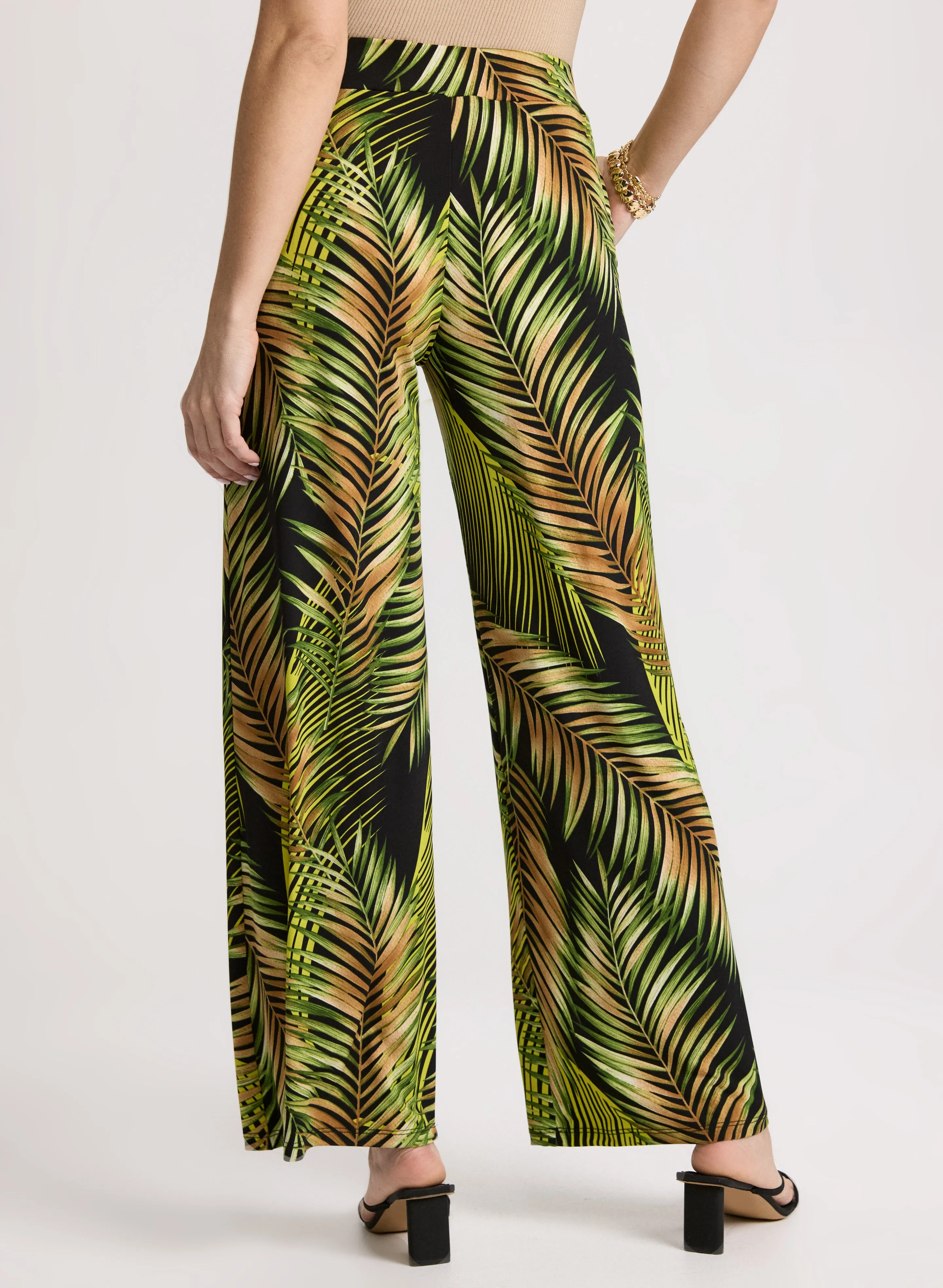 Palm Print Wide Leg Pants sold by Laura product image thumbnail 2