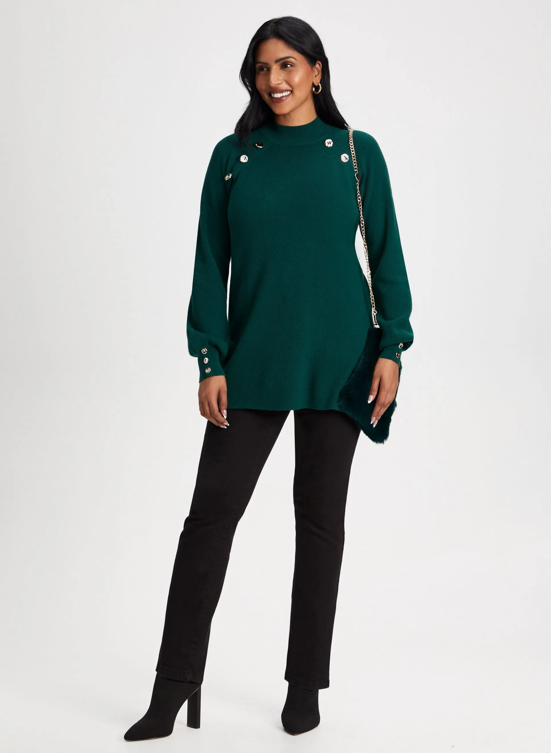 Mock Neck Tunic Sweater sold by Laura product image thumbnail 3