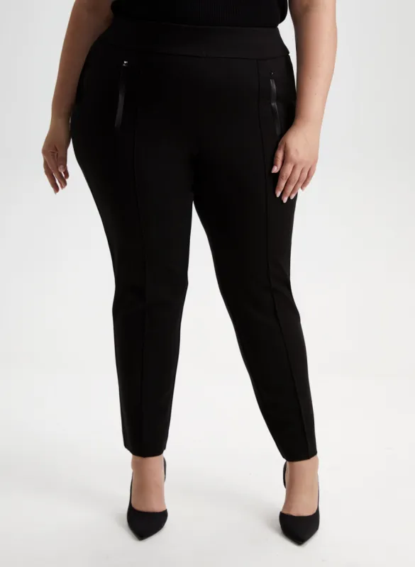 Pull-On Slim Leg Pants sold by Laura