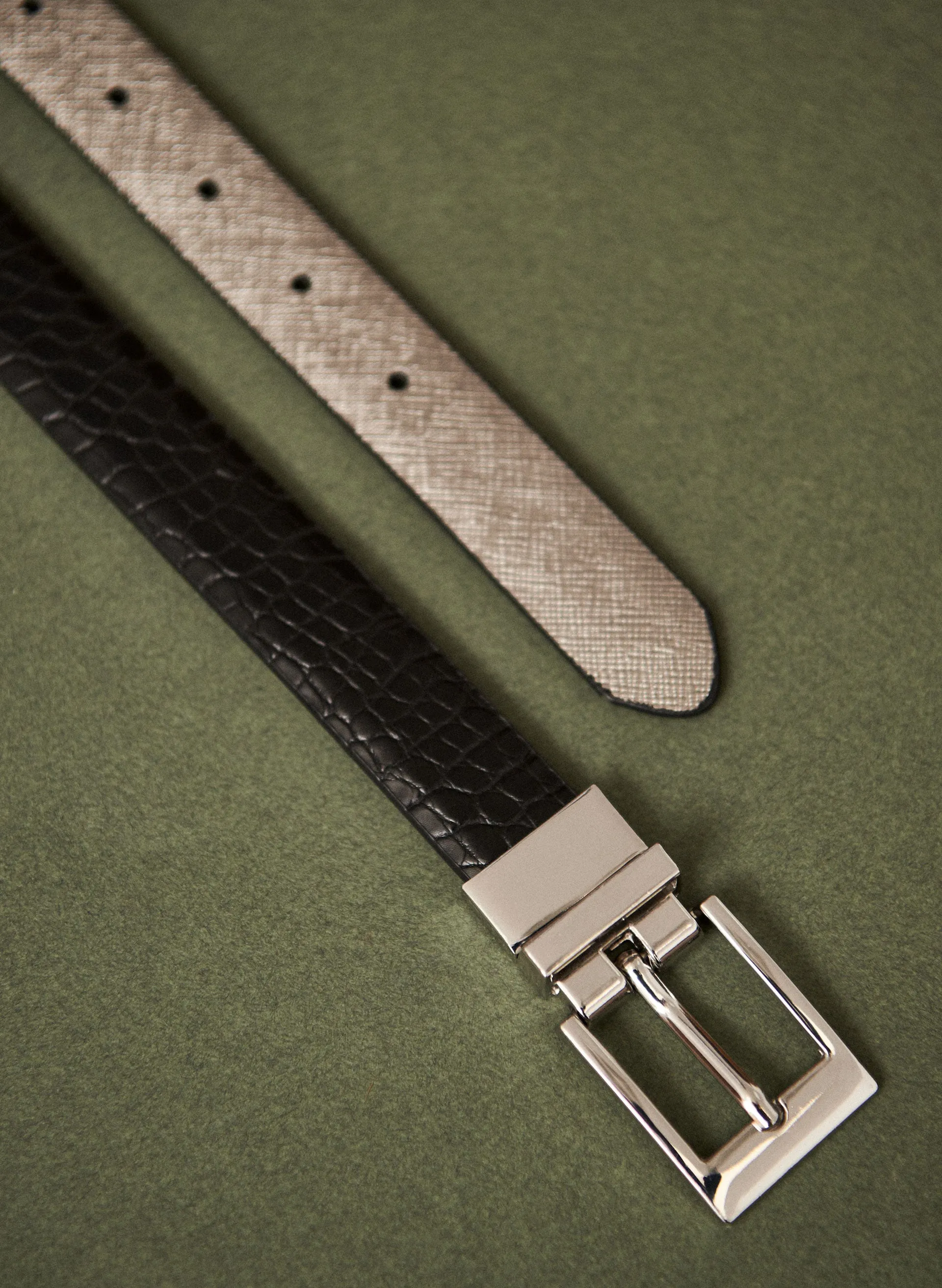 Two Tone Reversible Belt sold by Laura product image thumbnail 2