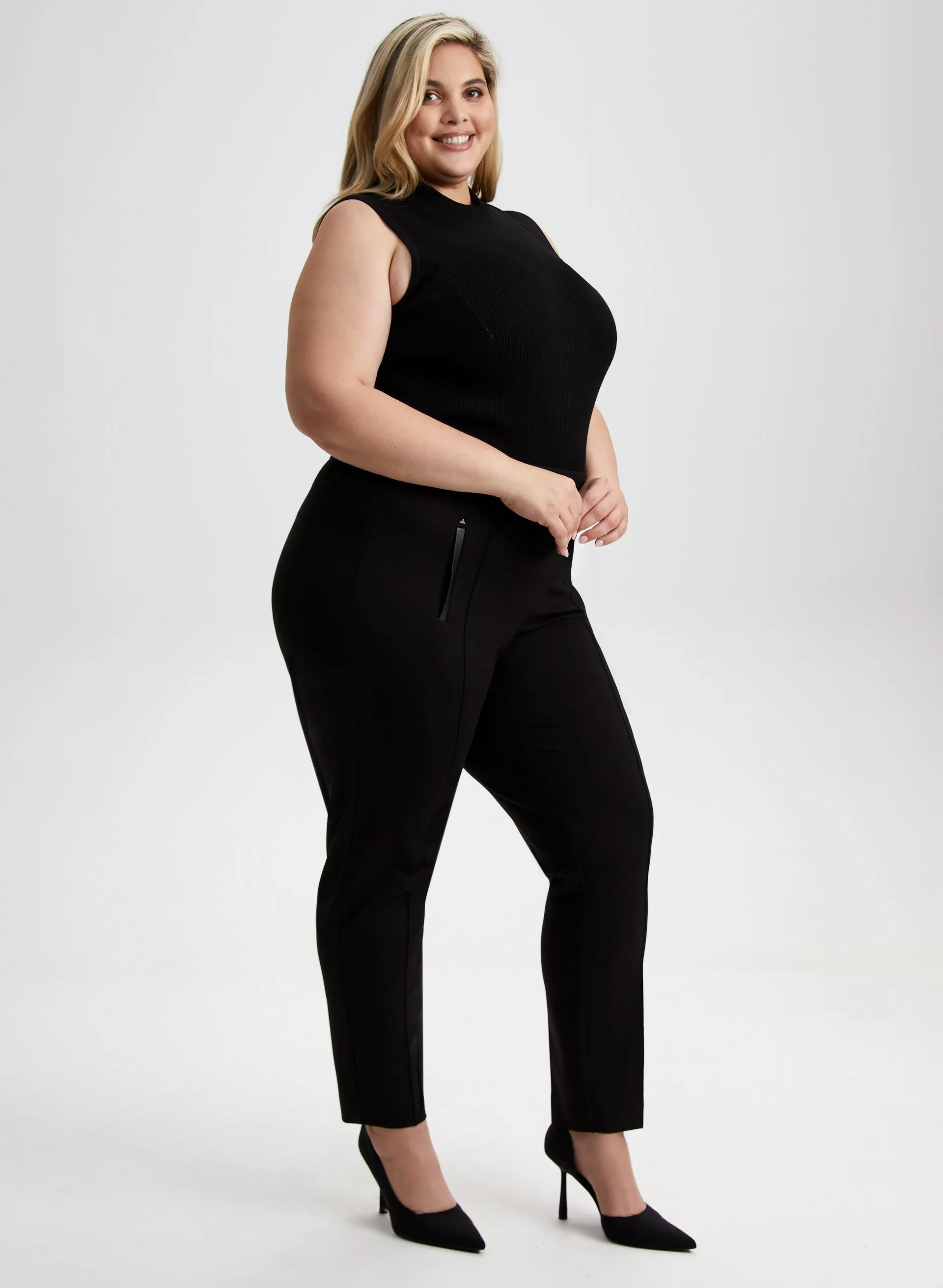 Pull-On Slim Leg Pants sold by Laura product image thumbnail 5