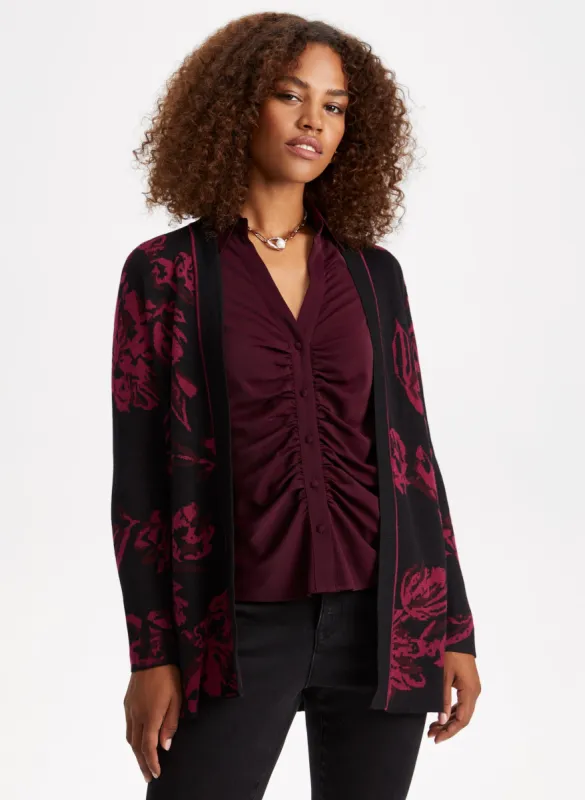 Floral Print Cardigan sold by Laura