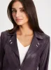 Stud Detail Faux Suede Jacket sold by Laura
