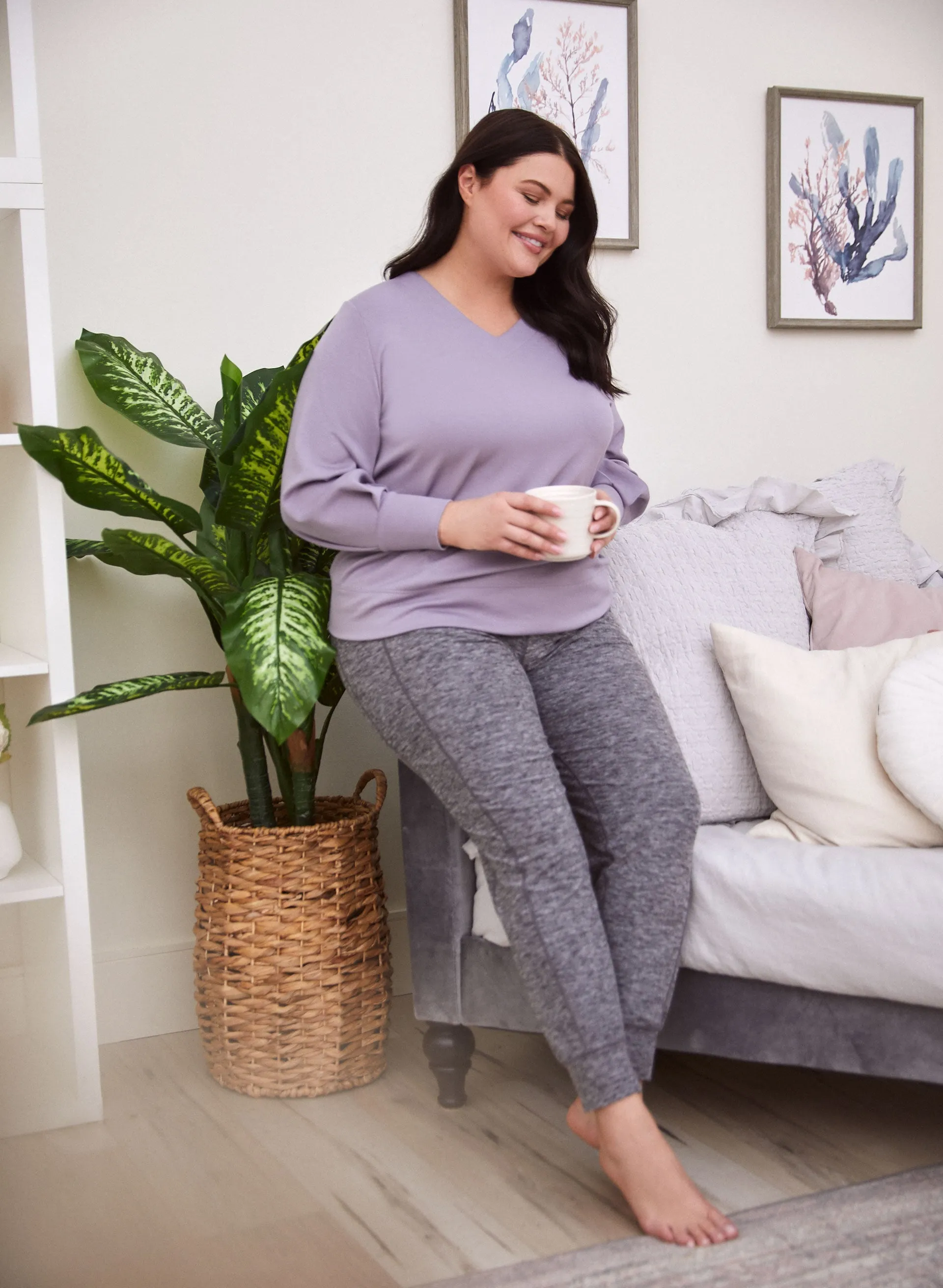 Pull-On Slim Leg Pants sold by Laura product image thumbnail 2