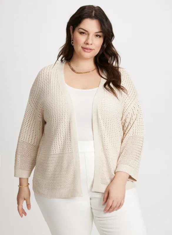 Openwork Knit Cardigan sold by Laura