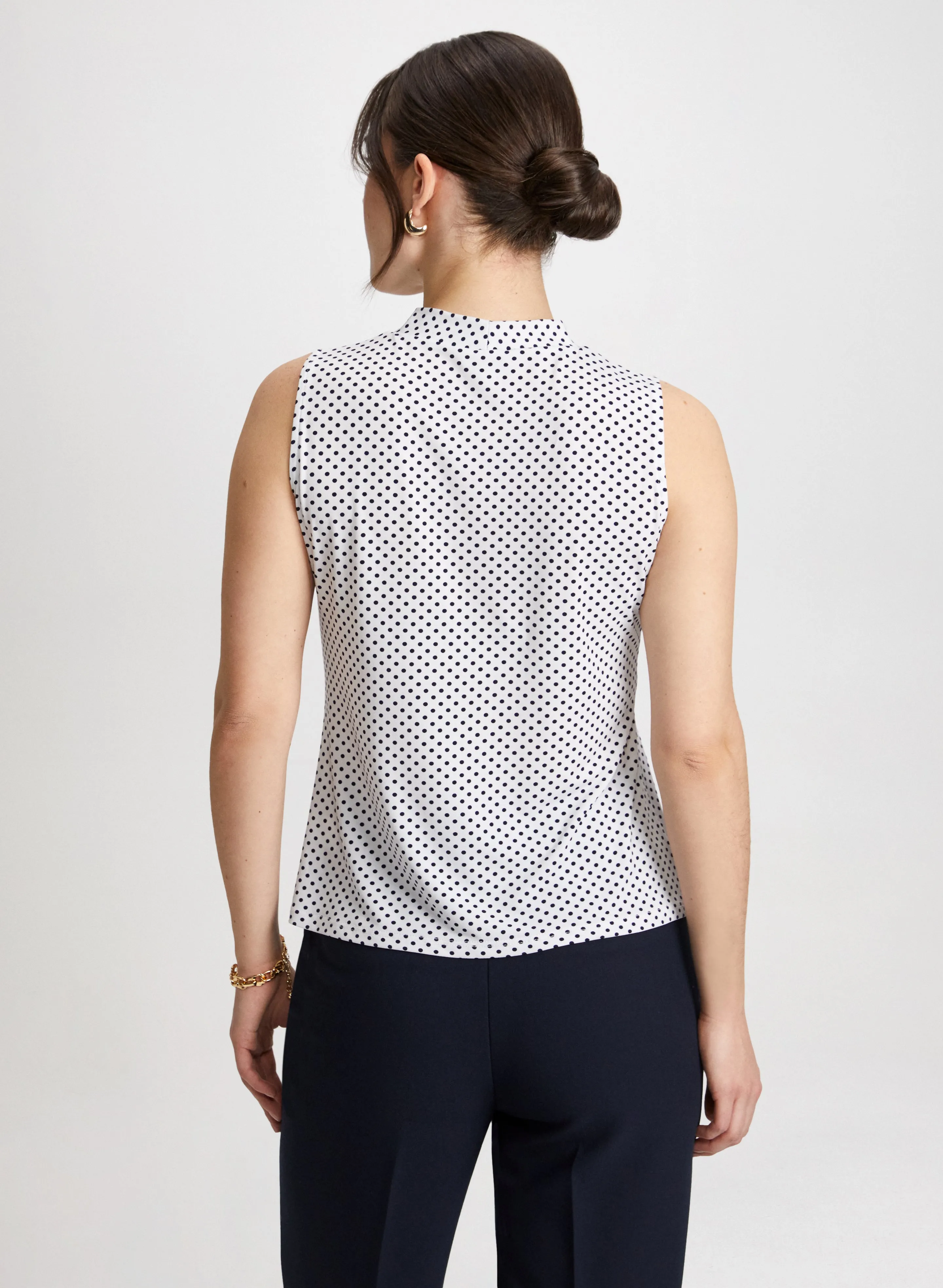 Dot Motif Sleeveless Top sold by Laura product image thumbnail 4