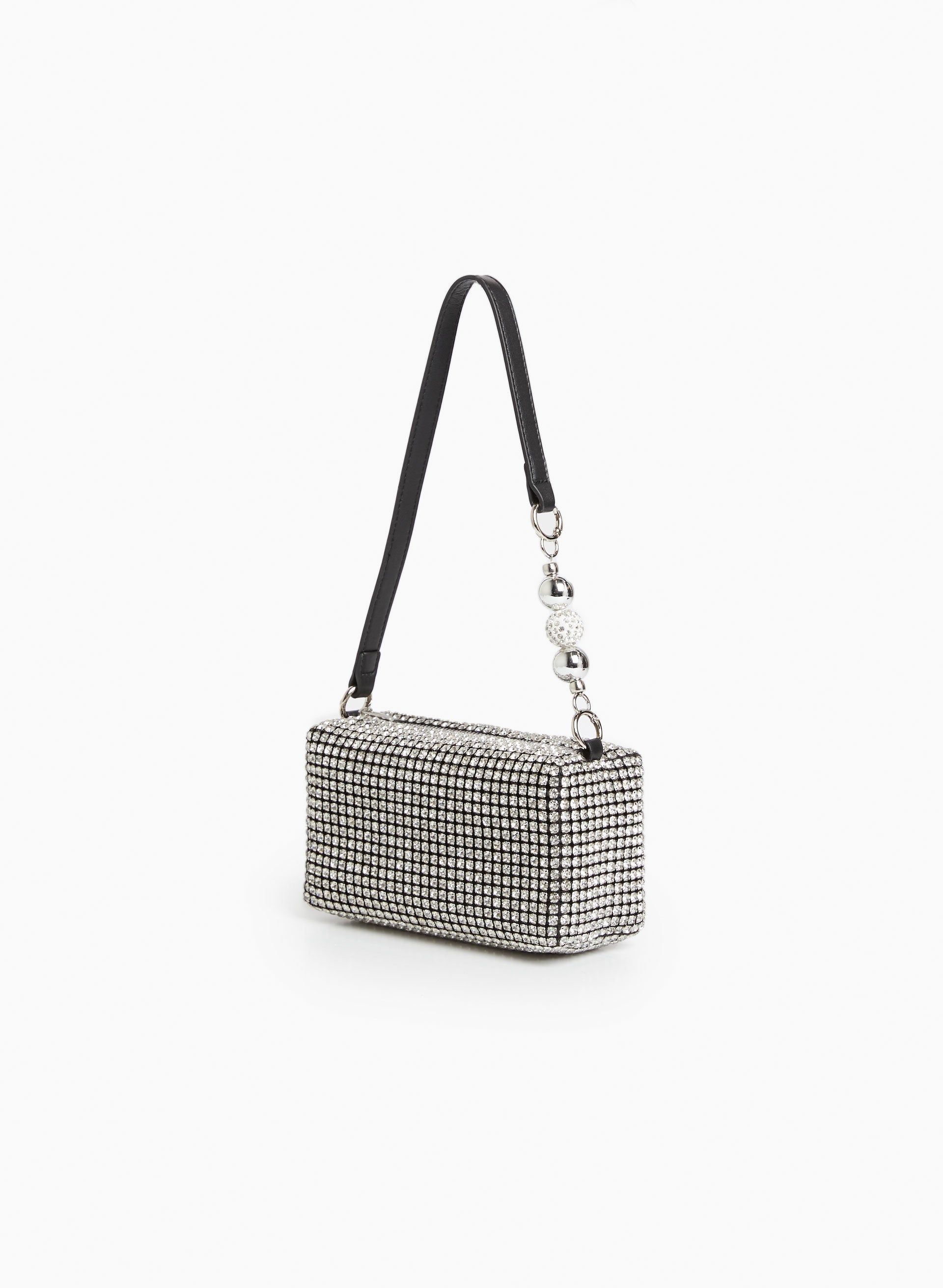 Crystal Detail Evening Bag sold by Laura