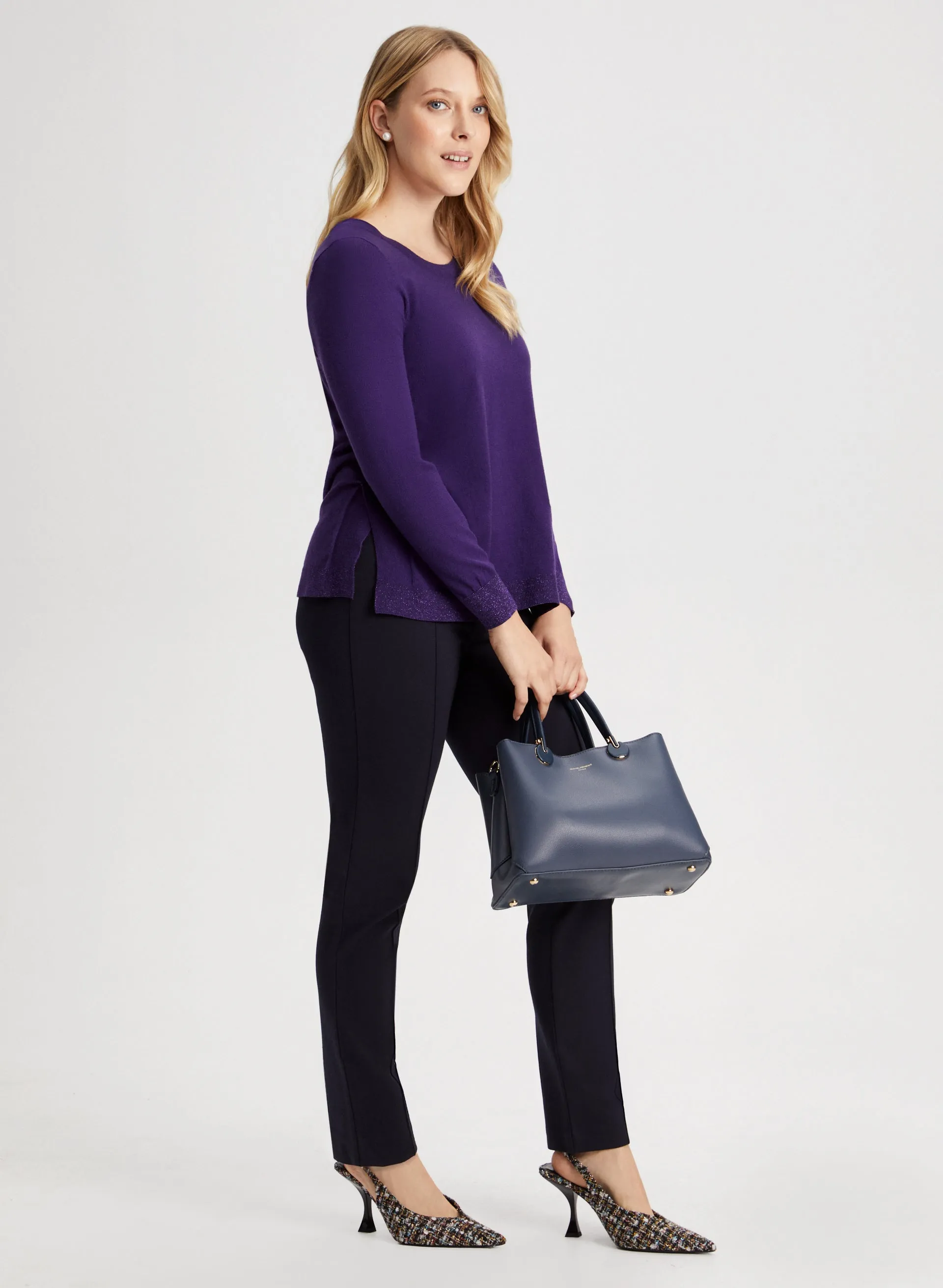 Pull-On Ponte de Roma Pants sold by Laura product image thumbnail 5