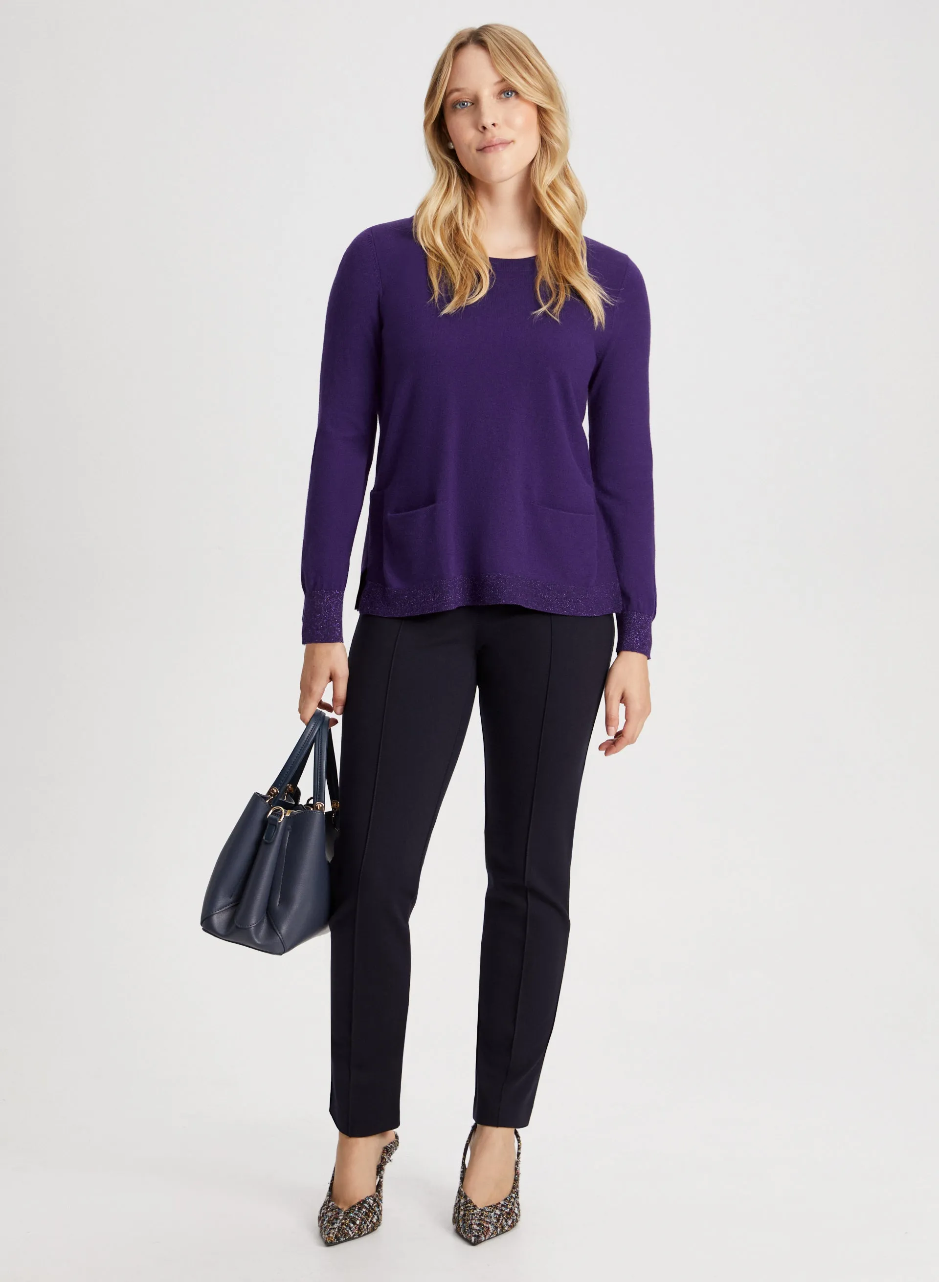 Pull-On Ponte de Roma Pants sold by Laura product image thumbnail 3