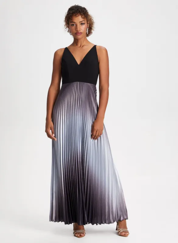 Long Pleated Dress sold by Laura