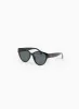 Heart Detail Oval Sunglasses sold by Laura