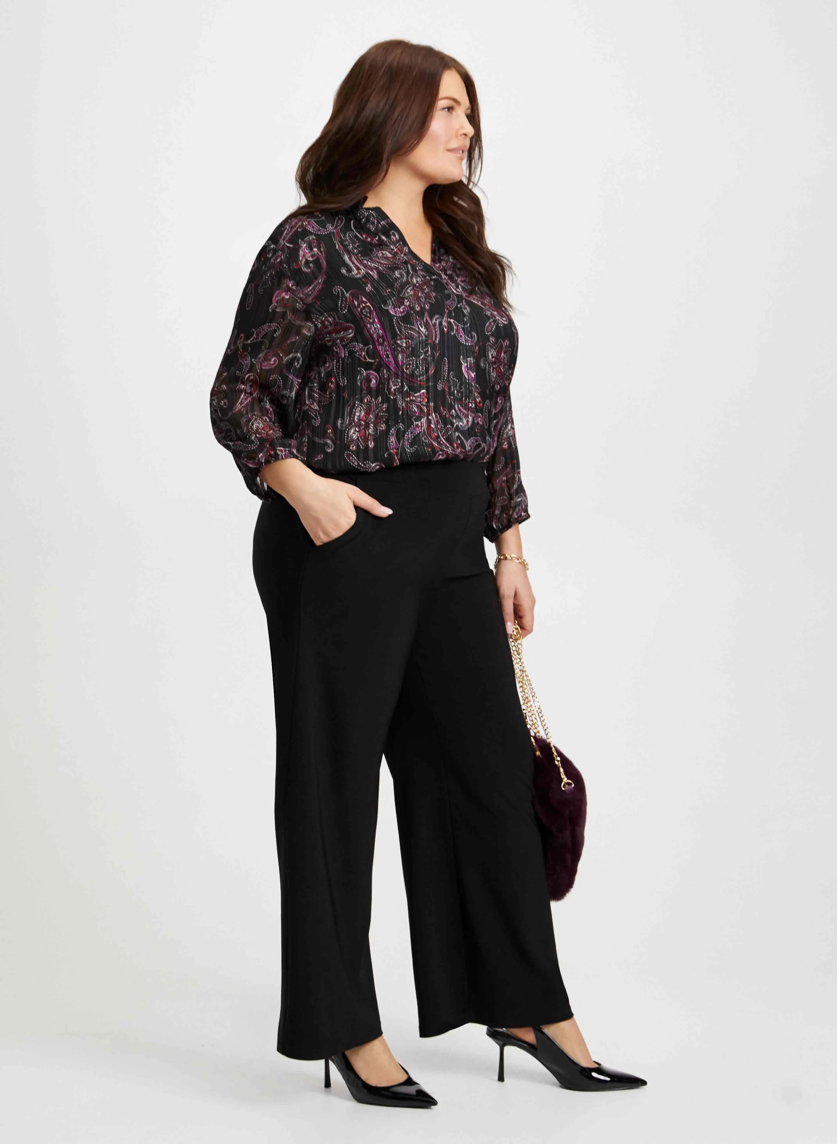 Wide Leg Pull-On Pants sold by Laura product image thumbnail 4