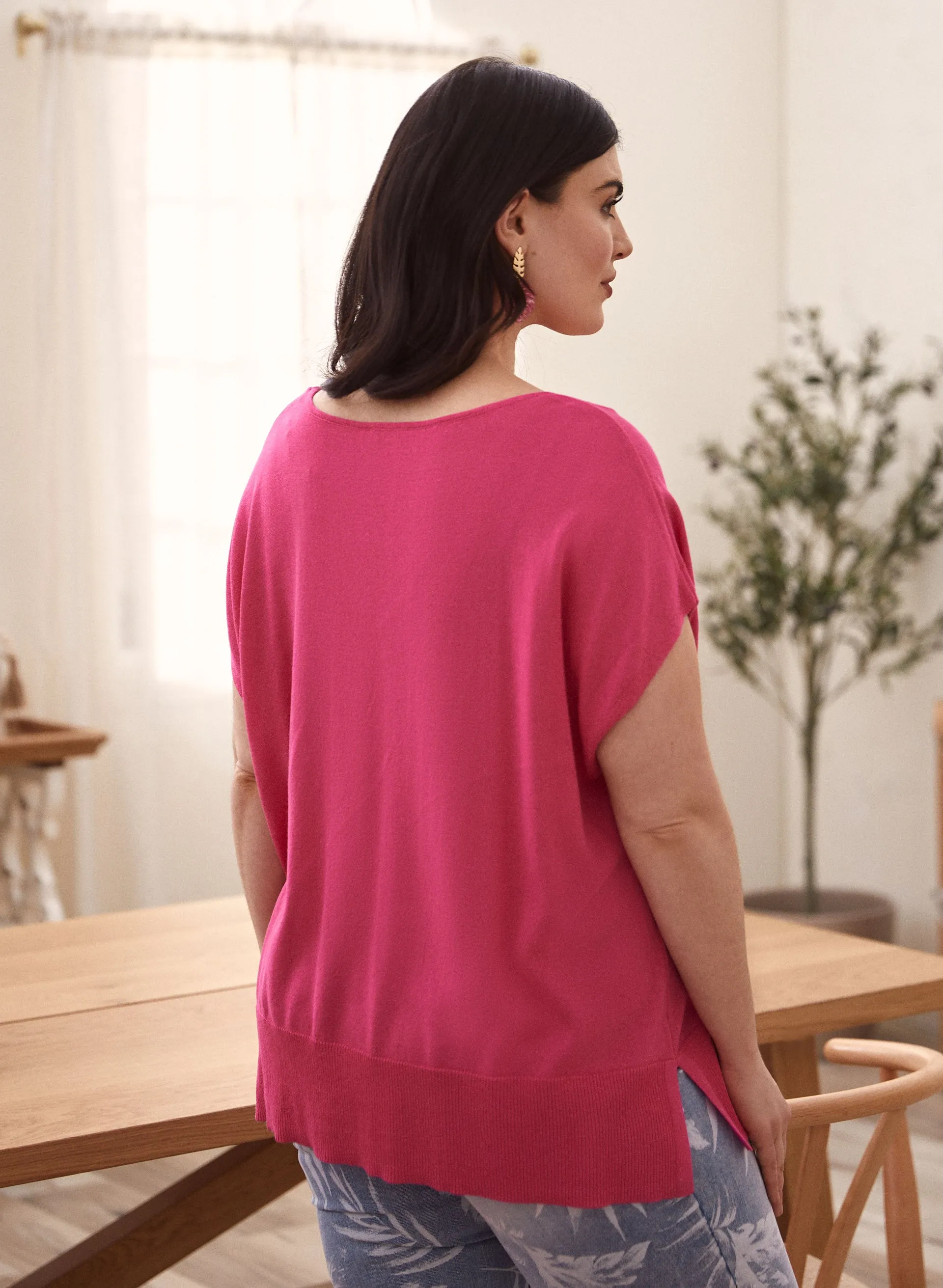 Short Sleeve V-Neck Sweater sold by Laura product image thumbnail 3