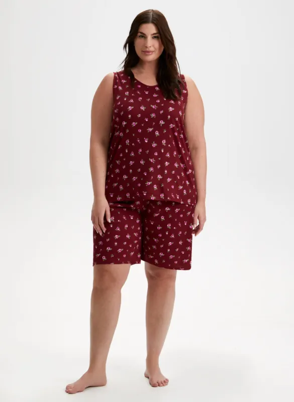 Tank & Shorts Pyjama Set sold by Laura