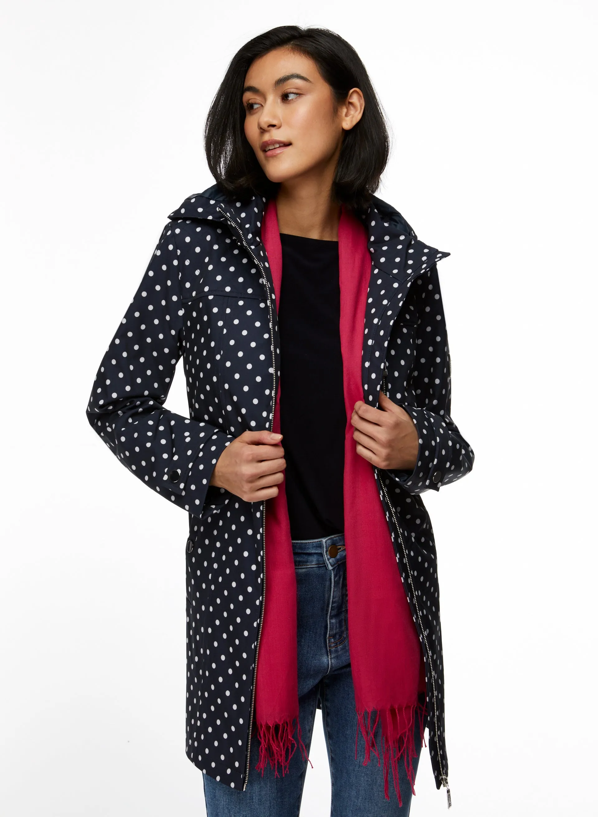 Long Polka Dot Raincoat sold by Laura