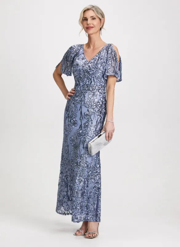 Long Sequins Dress sold by Laura