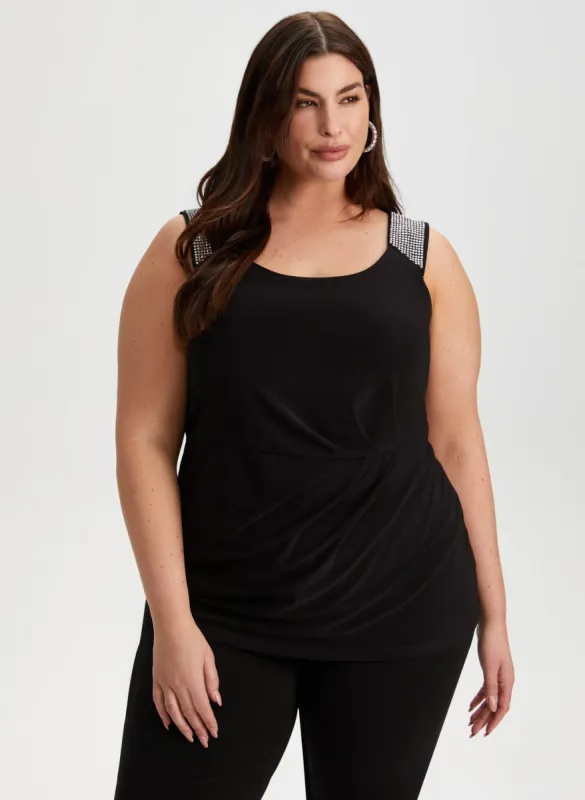 Crystal Detail Top sold by Laura