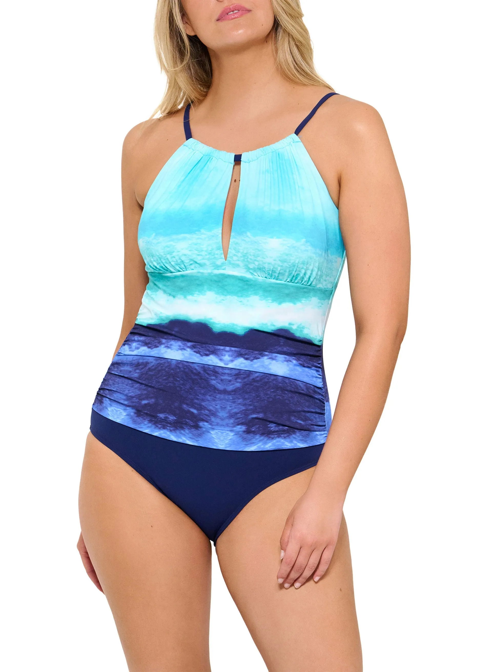 Christina - One-Piece Ombré Swimsuit sold by Laura