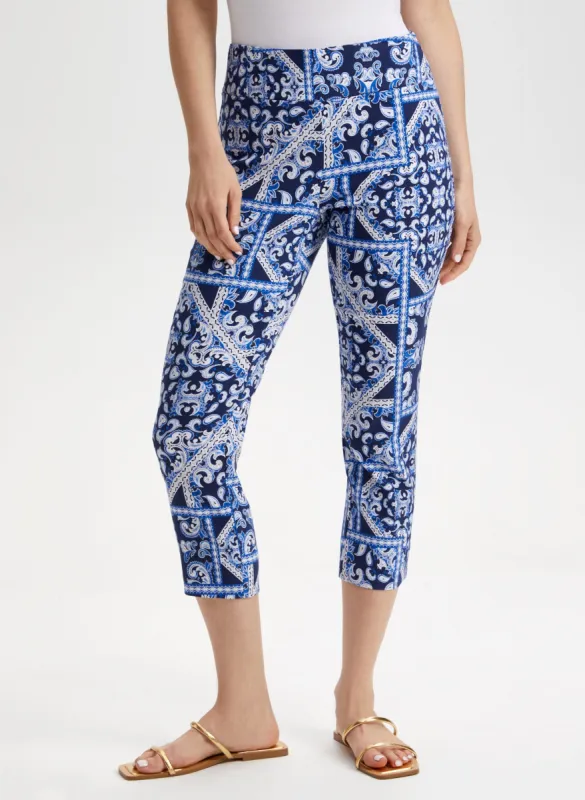 Pull-On Bengaline Capris sold by Laura