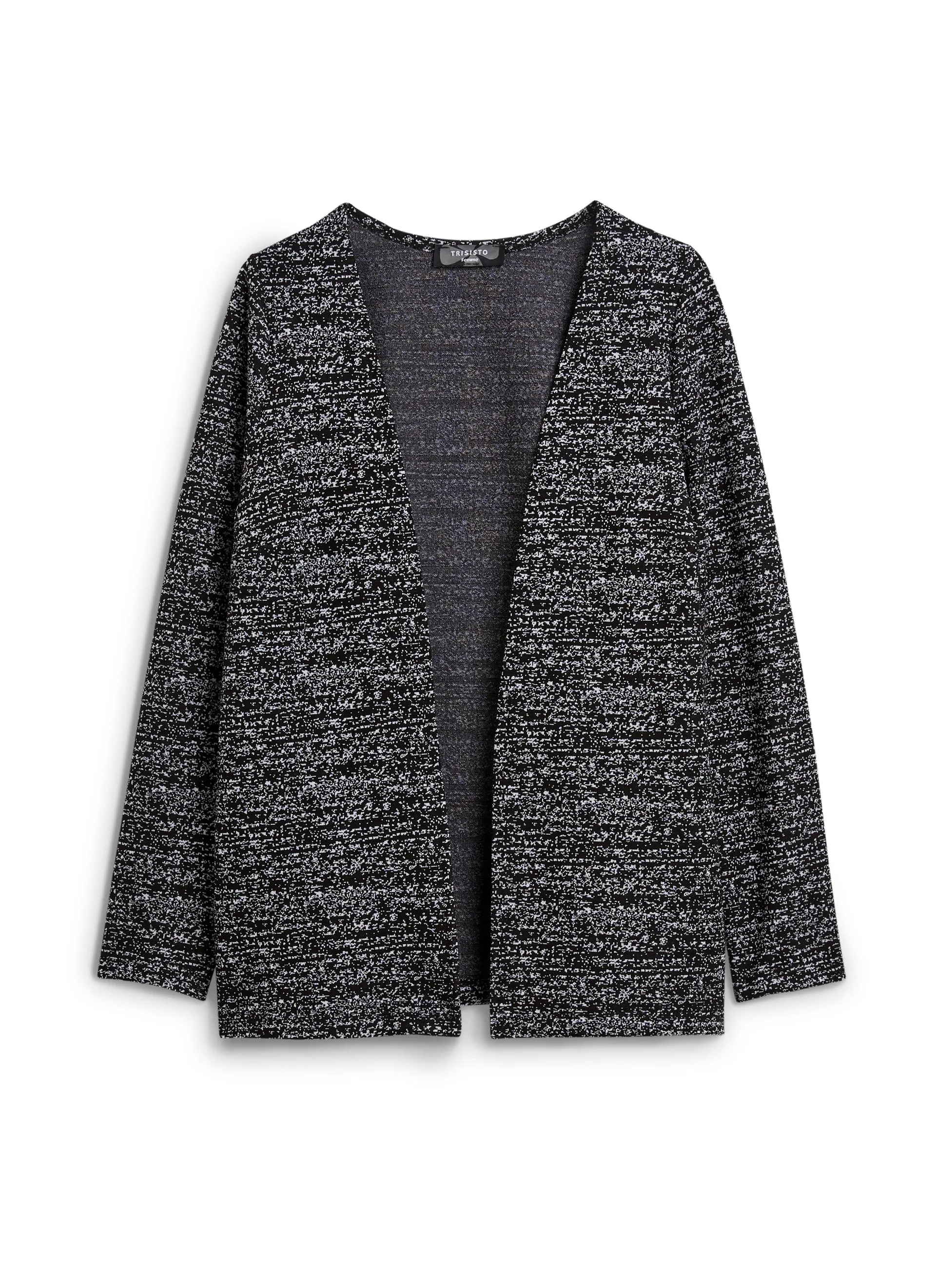 Tweed Print Open Front Jacket sold by Laura product image thumbnail 5