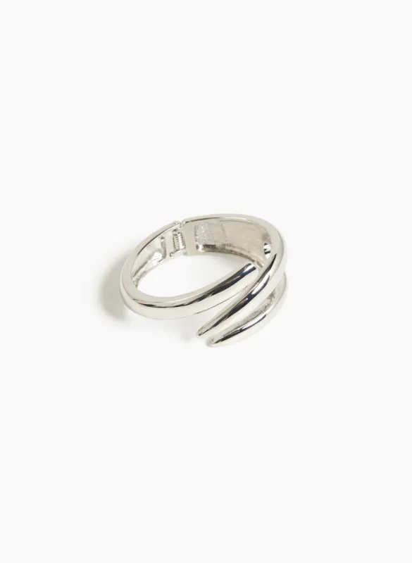 Open Hinge Bangle Bracelet sold by Laura
