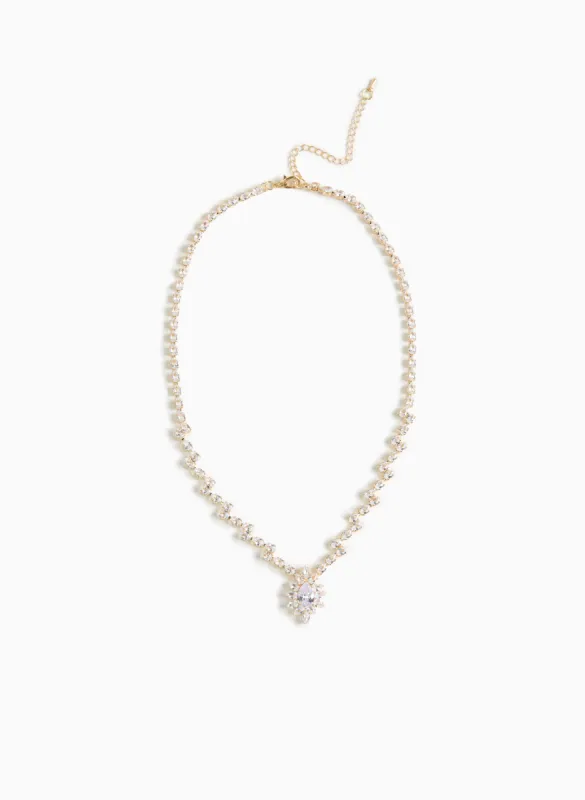 Cubic Zirconia Pendant Necklace sold by Laura